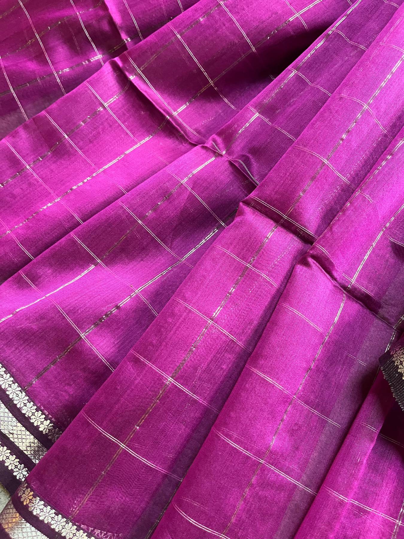 PINK SICO PURE HANDLOOM MAHESHWARI SAREE