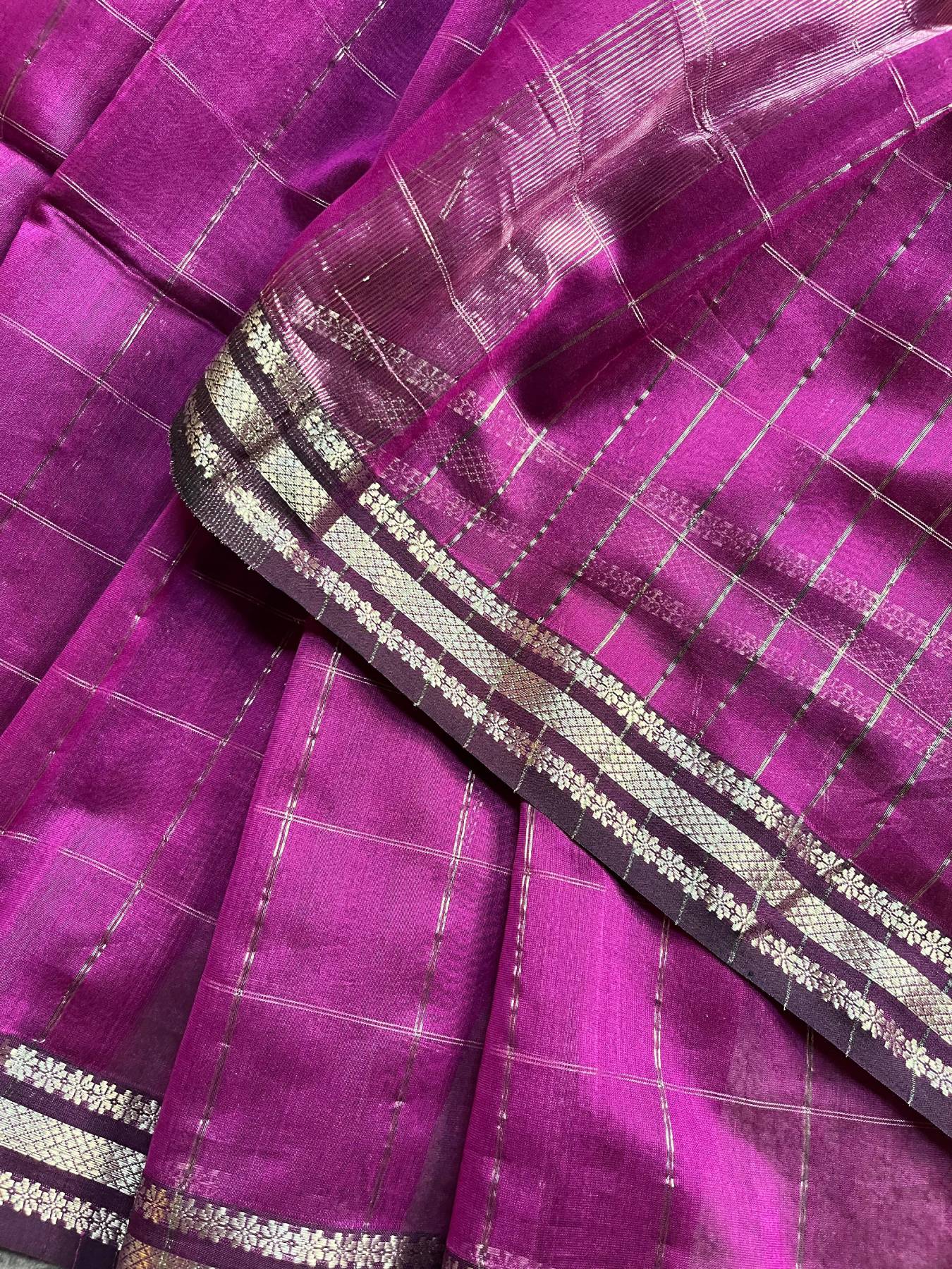 PINK SICO PURE HANDLOOM MAHESHWARI SAREE