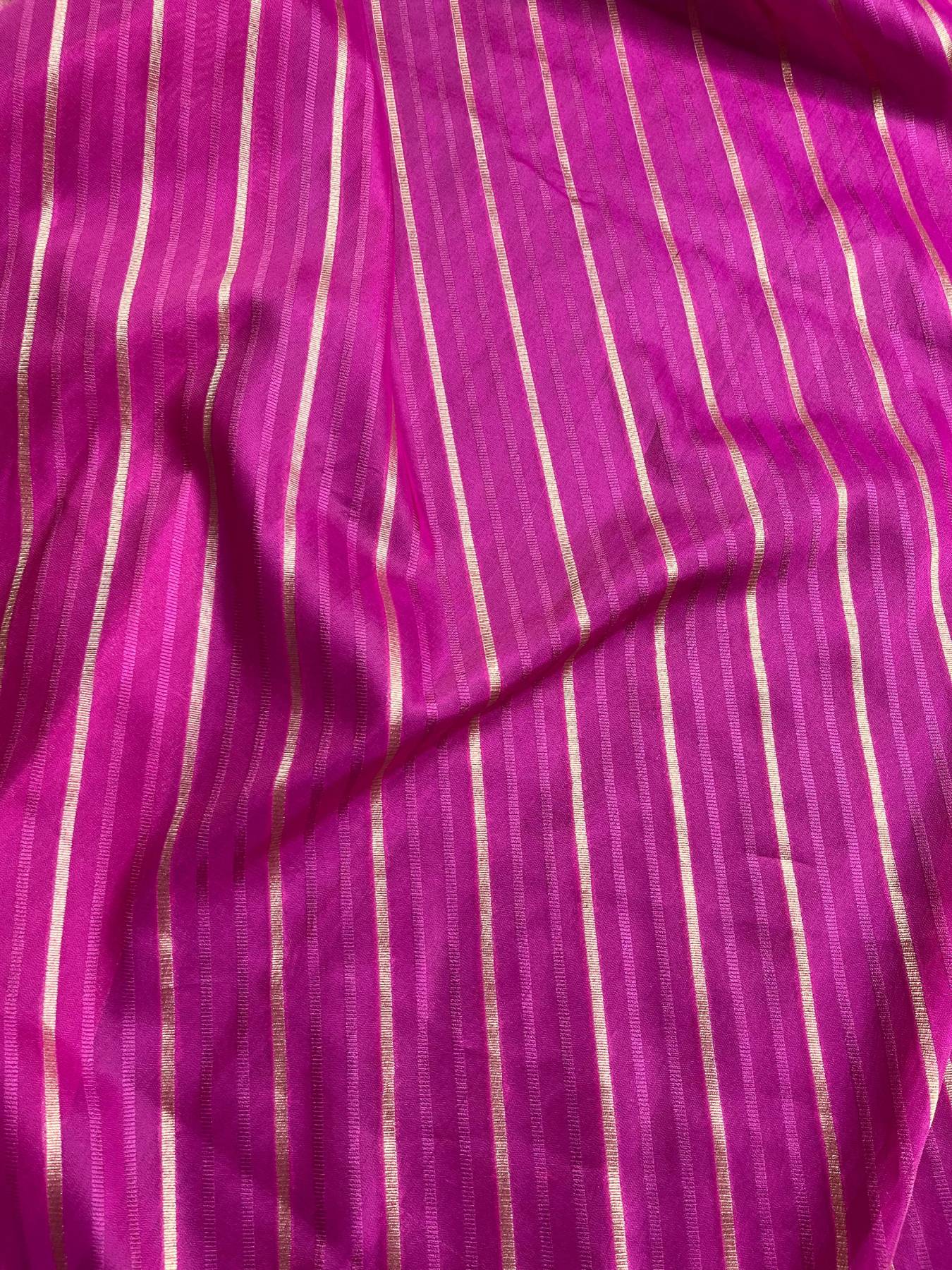 PINK TISSUE SILK PUTRE HANDLOOM BANARASI SAREE