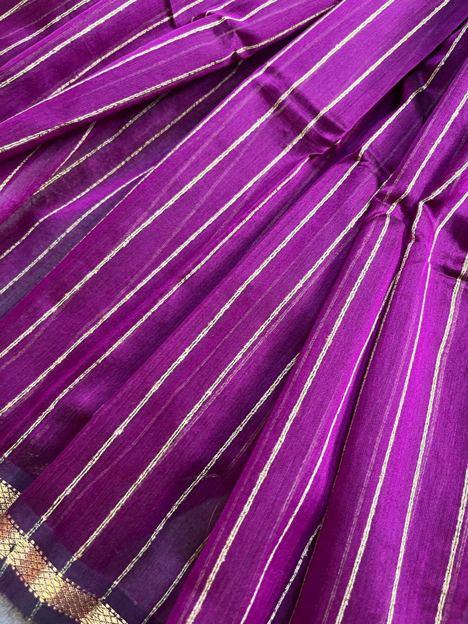 MAJENTA PINK SICO PURE HANDLOOM MAHESHWARI