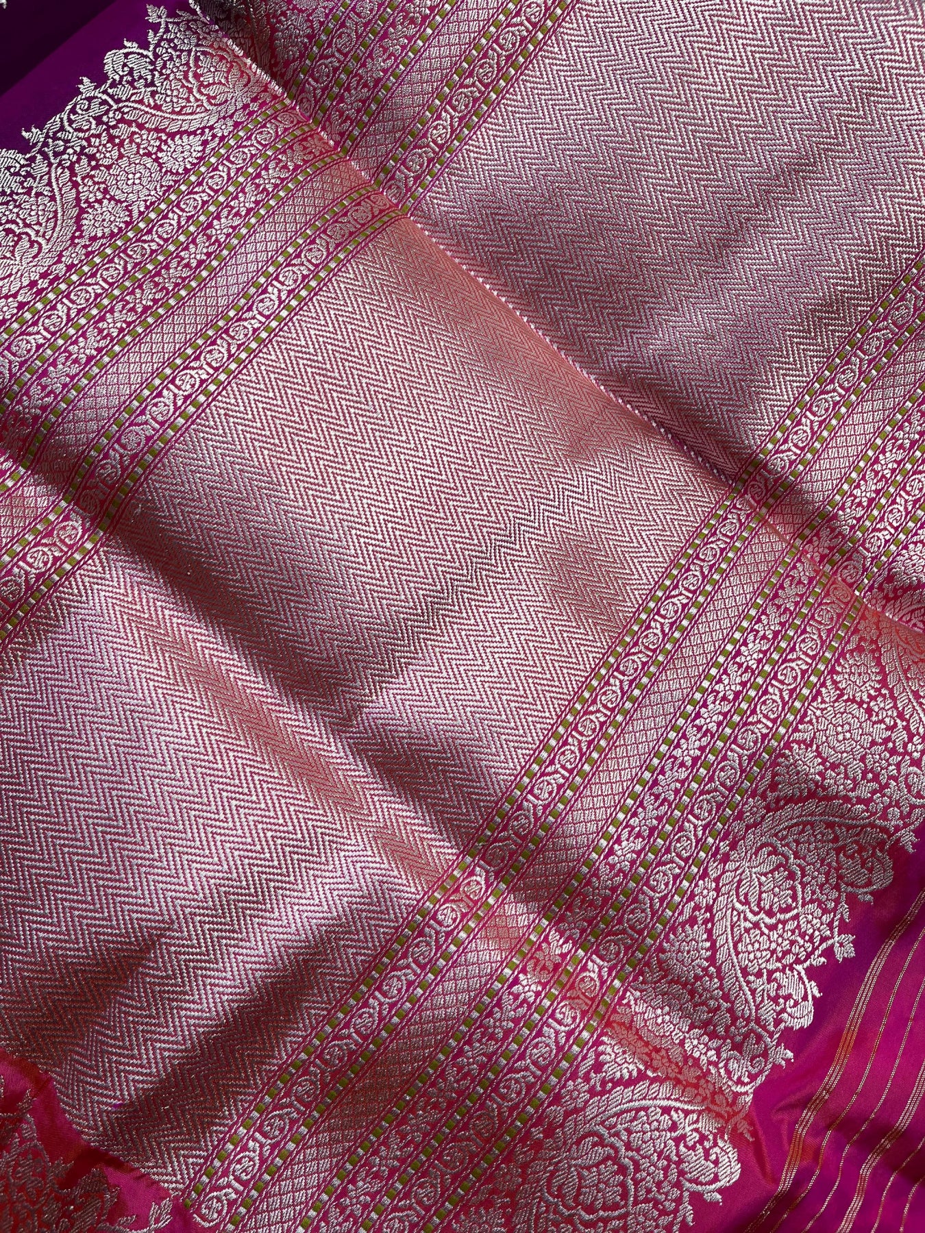 PURPLE SILK PURE HANDLOOM BANARASI SAREE