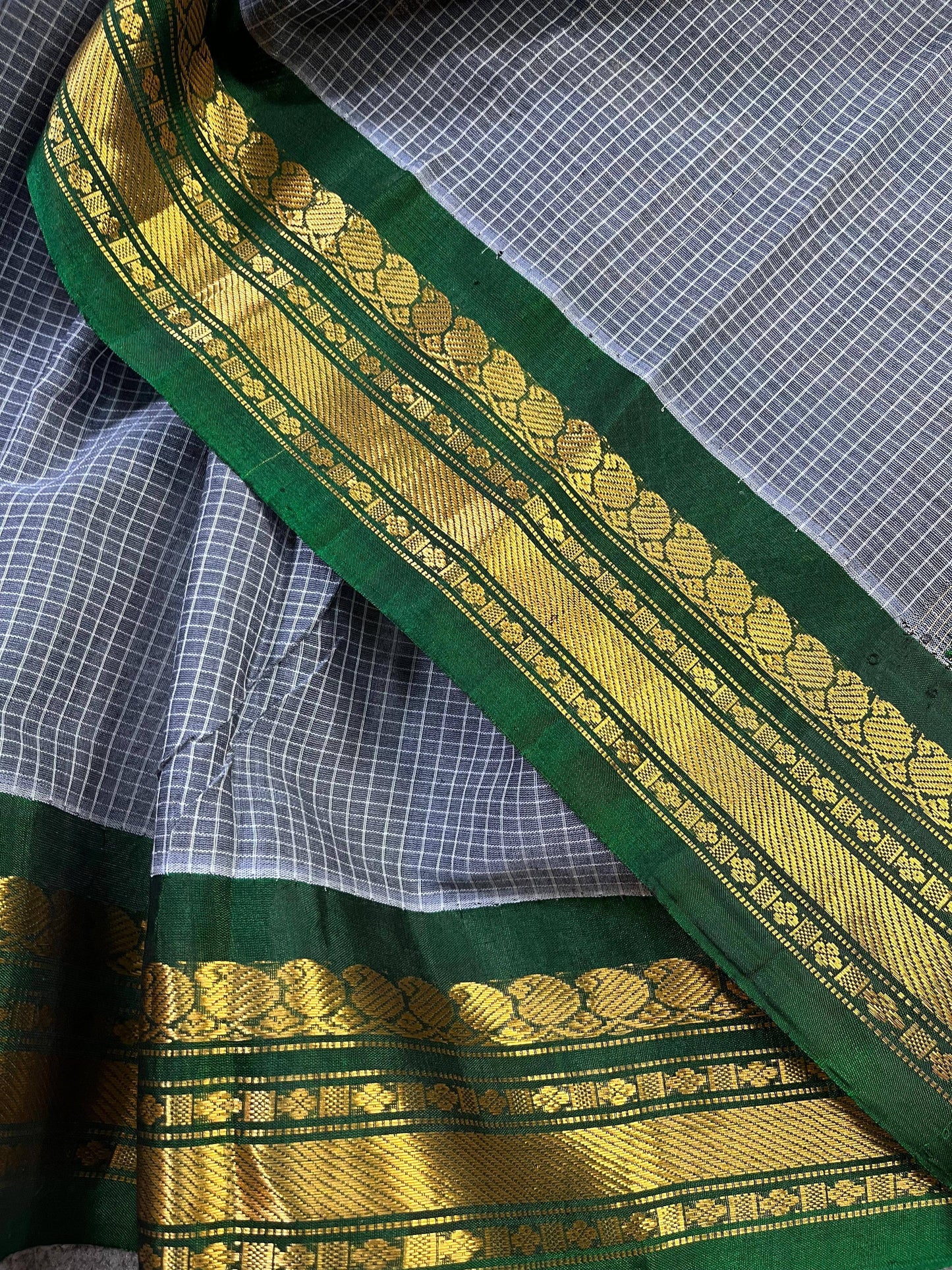 GREU COTTON PURE HANDLOOM GADWAL SAREE