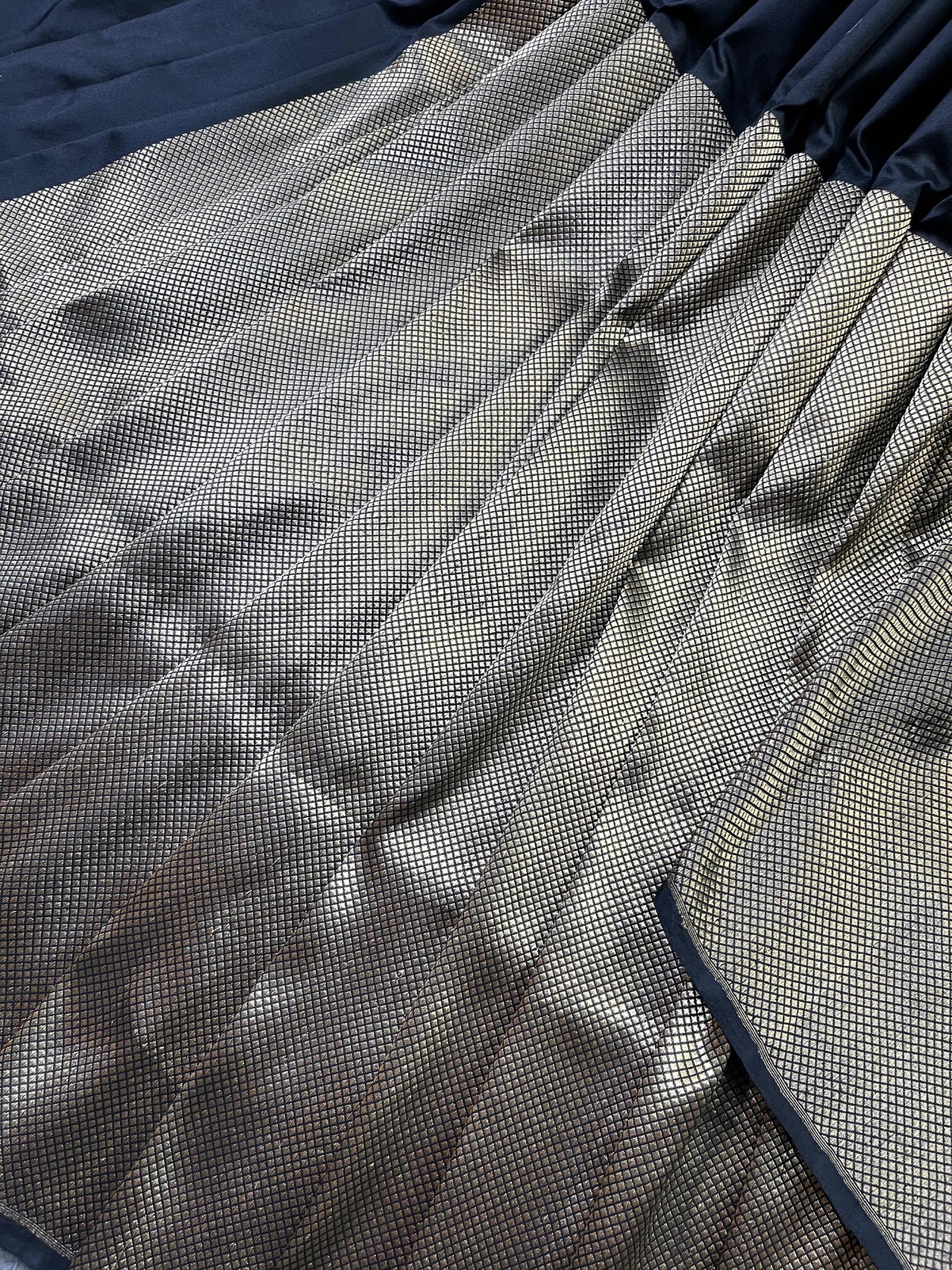 BLACK KATAN SILK PURE HANDLOOM BANARASI SAREE