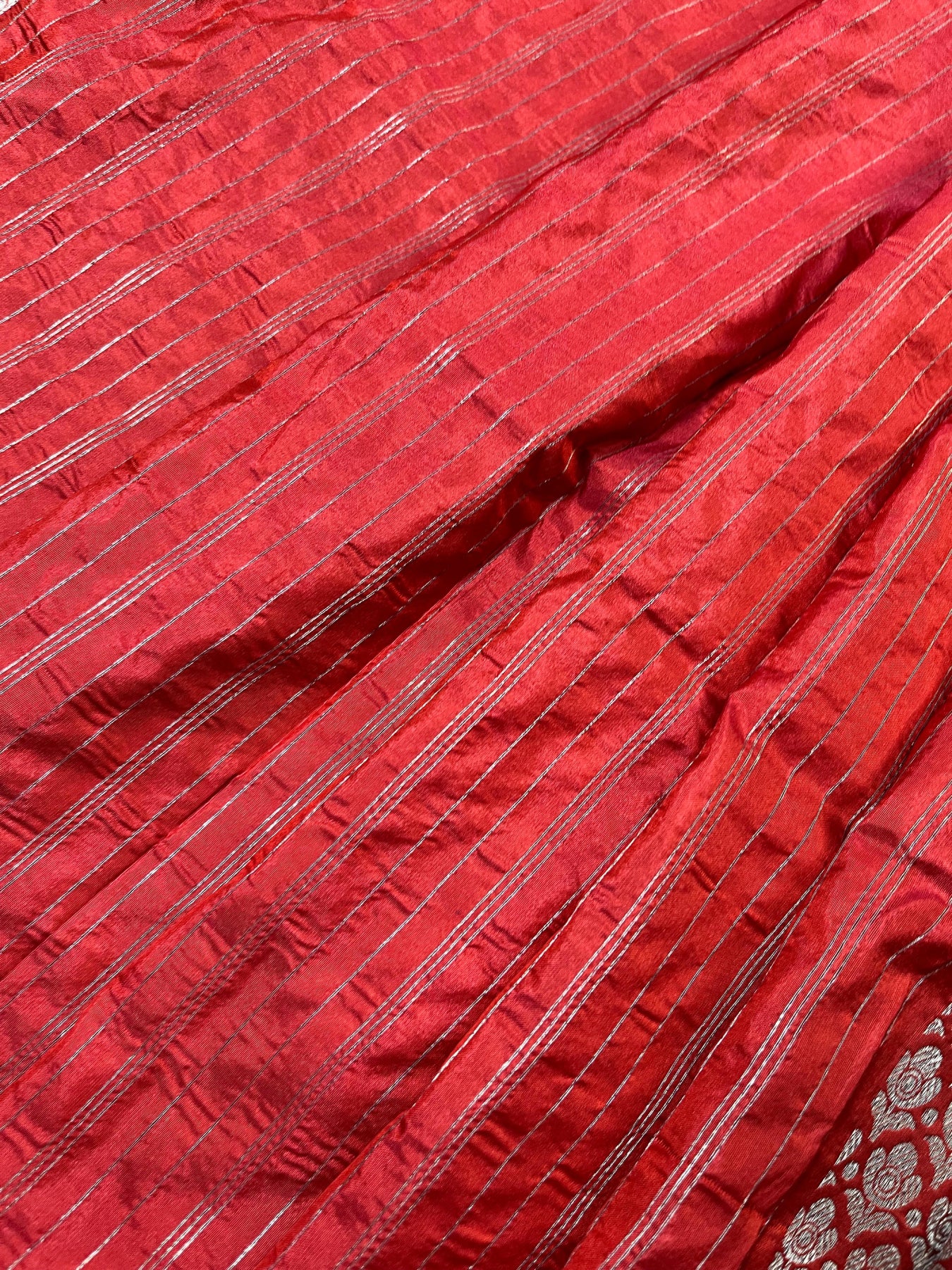 RED SILK PURE HANDLOOM BANARASI SAREE