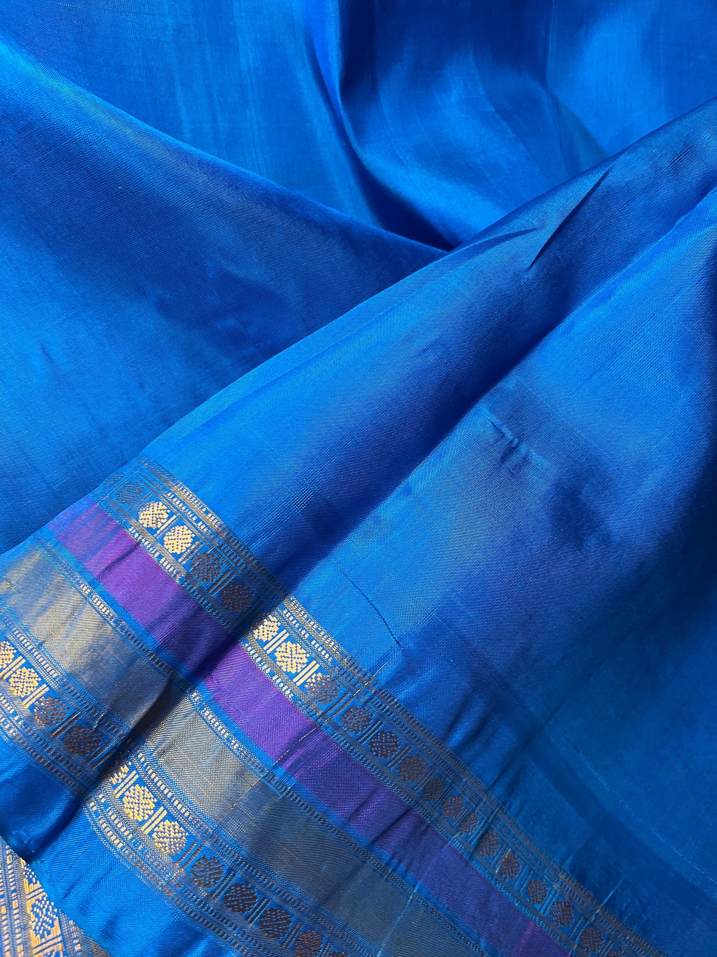 GREY SICO PURE HANDLOOM GADWAL SAREE