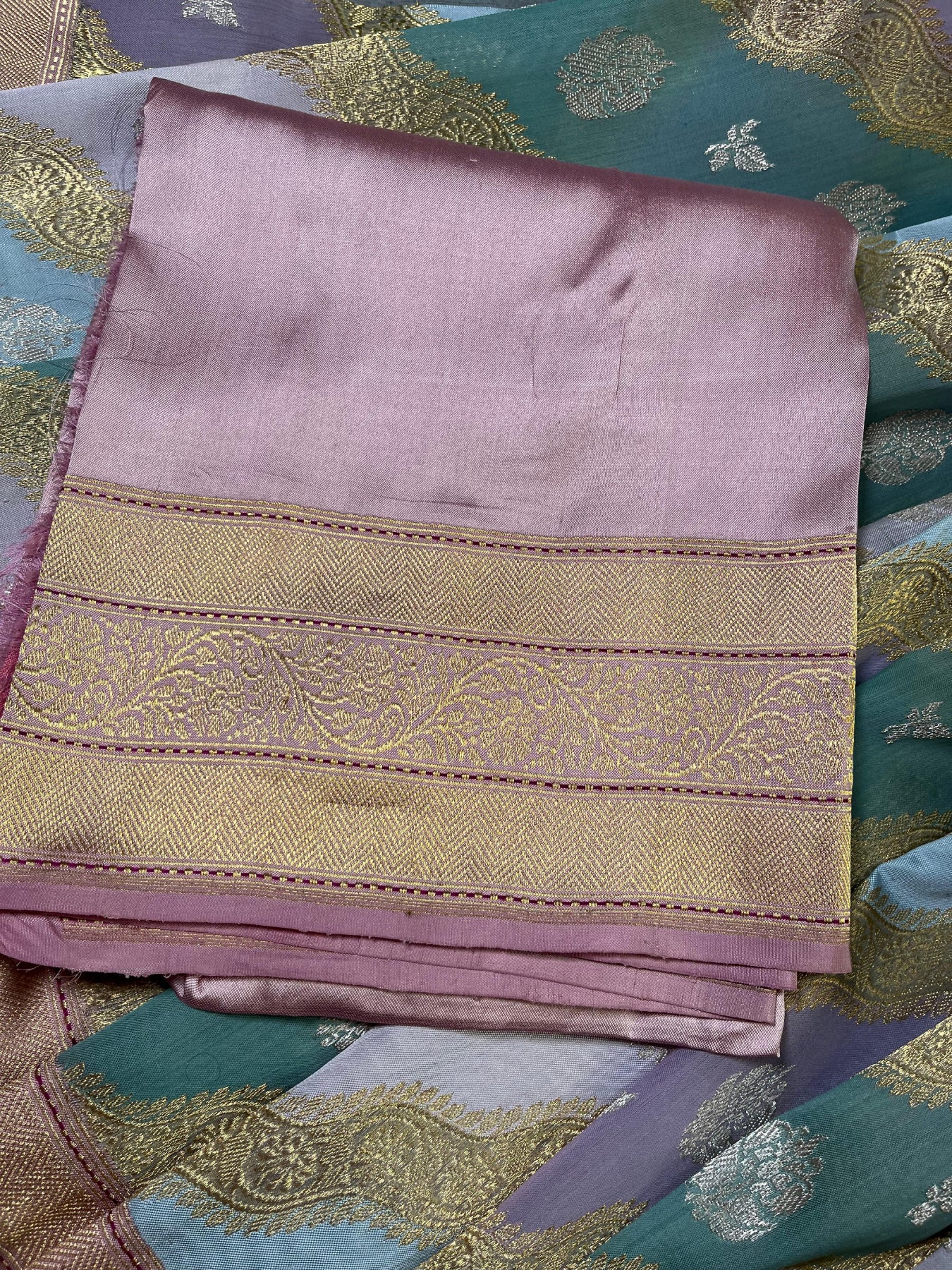 PASTEL SHADE PURE HANDLOOM RANGKART BANARASI SAREE