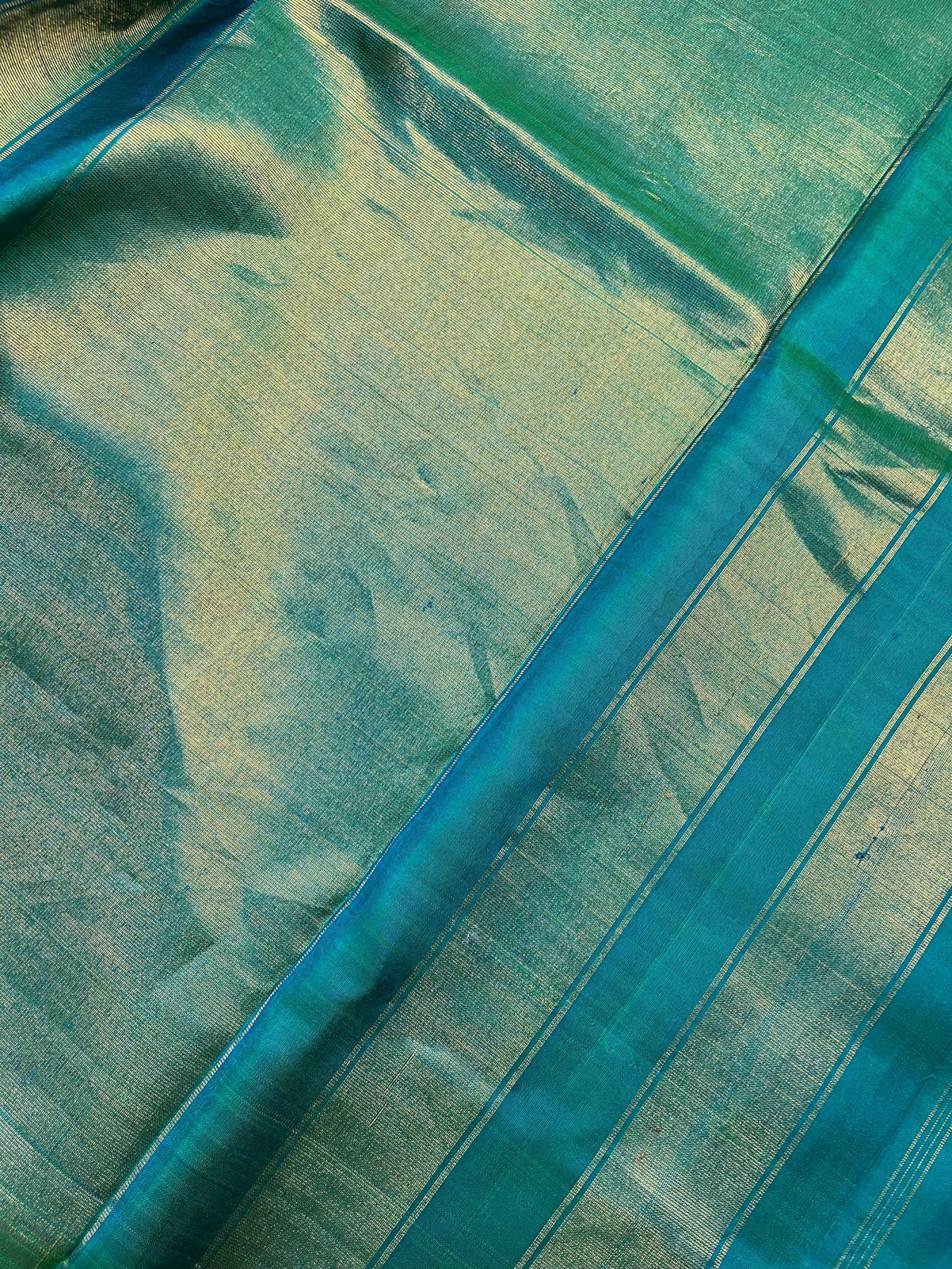 LAVENDER SILK PURE HANDLOOM GADWAL SAREE