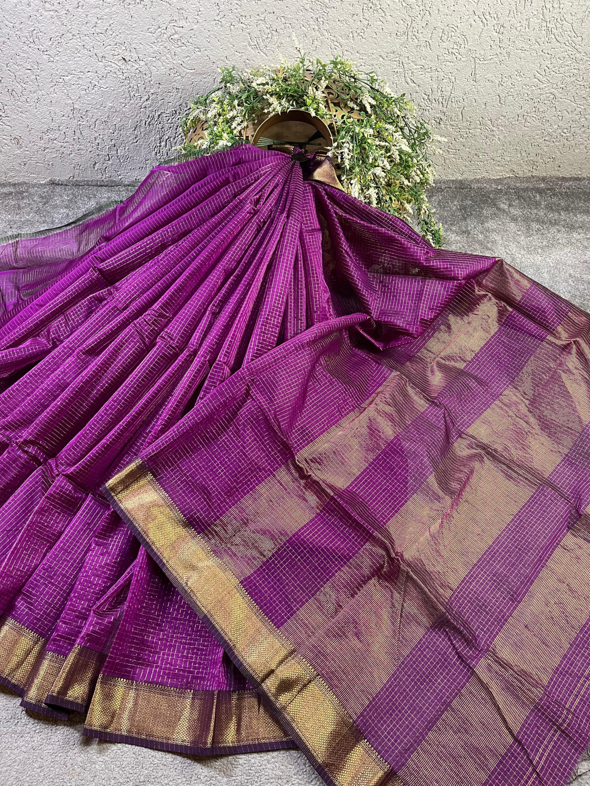 PINK SICO PURE HANDLOOM MAHESHWARI SAREE