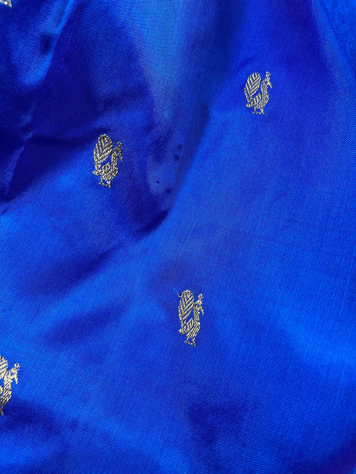 ROYAL BLUE SILK PURE HANDLOOM PAITHANI SAREE