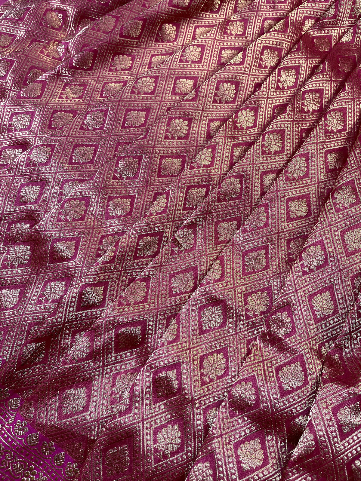 PINK SILK PURE HANDLOOM BANARASI SAREE