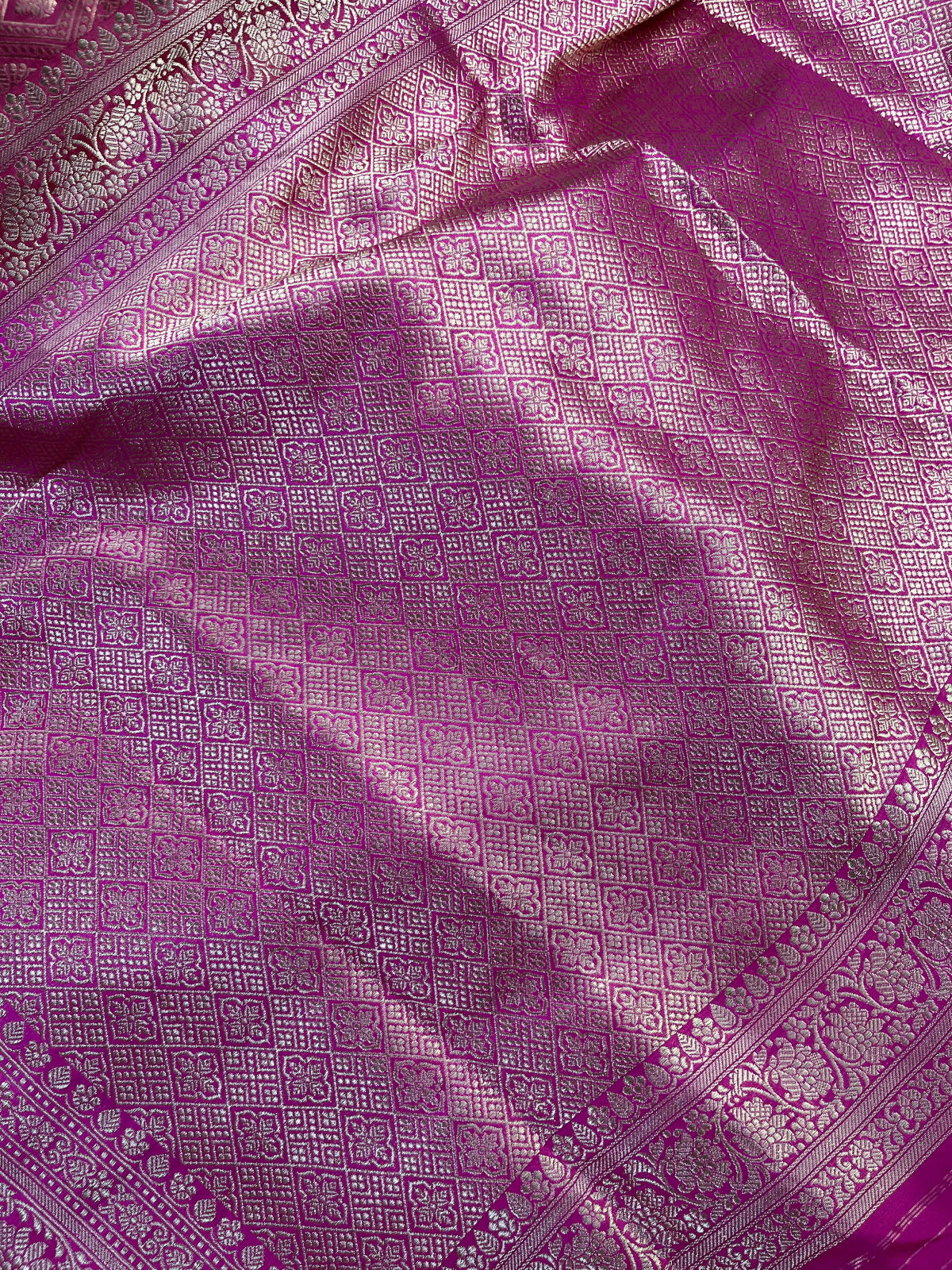PINK SILK PURE HANDLOOM BANARASI SAREE