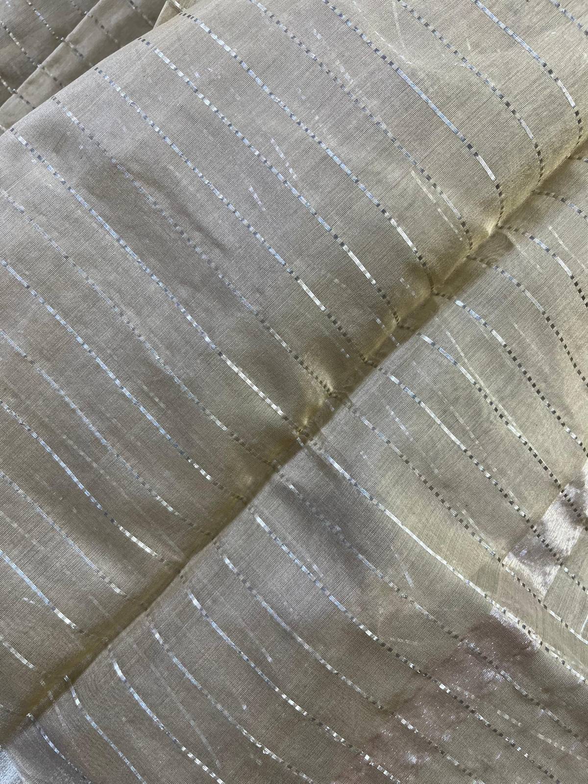 LIGHT GREY SICO PURE HANDLOOM CHANDERI SAREE