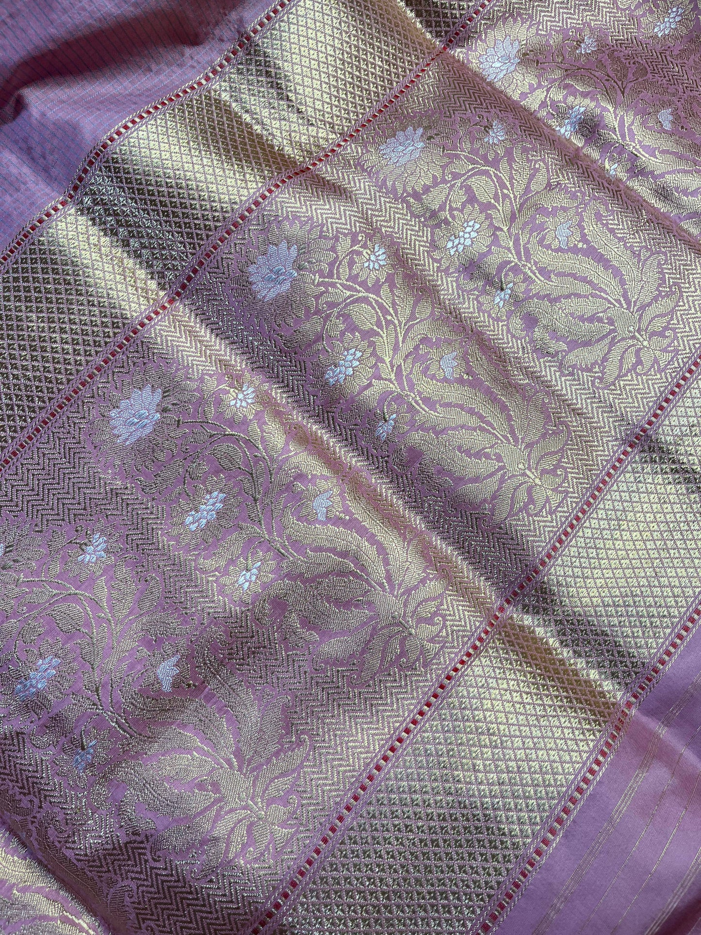 PINK SILK PURE HANDLOOM BANARASI SAREE