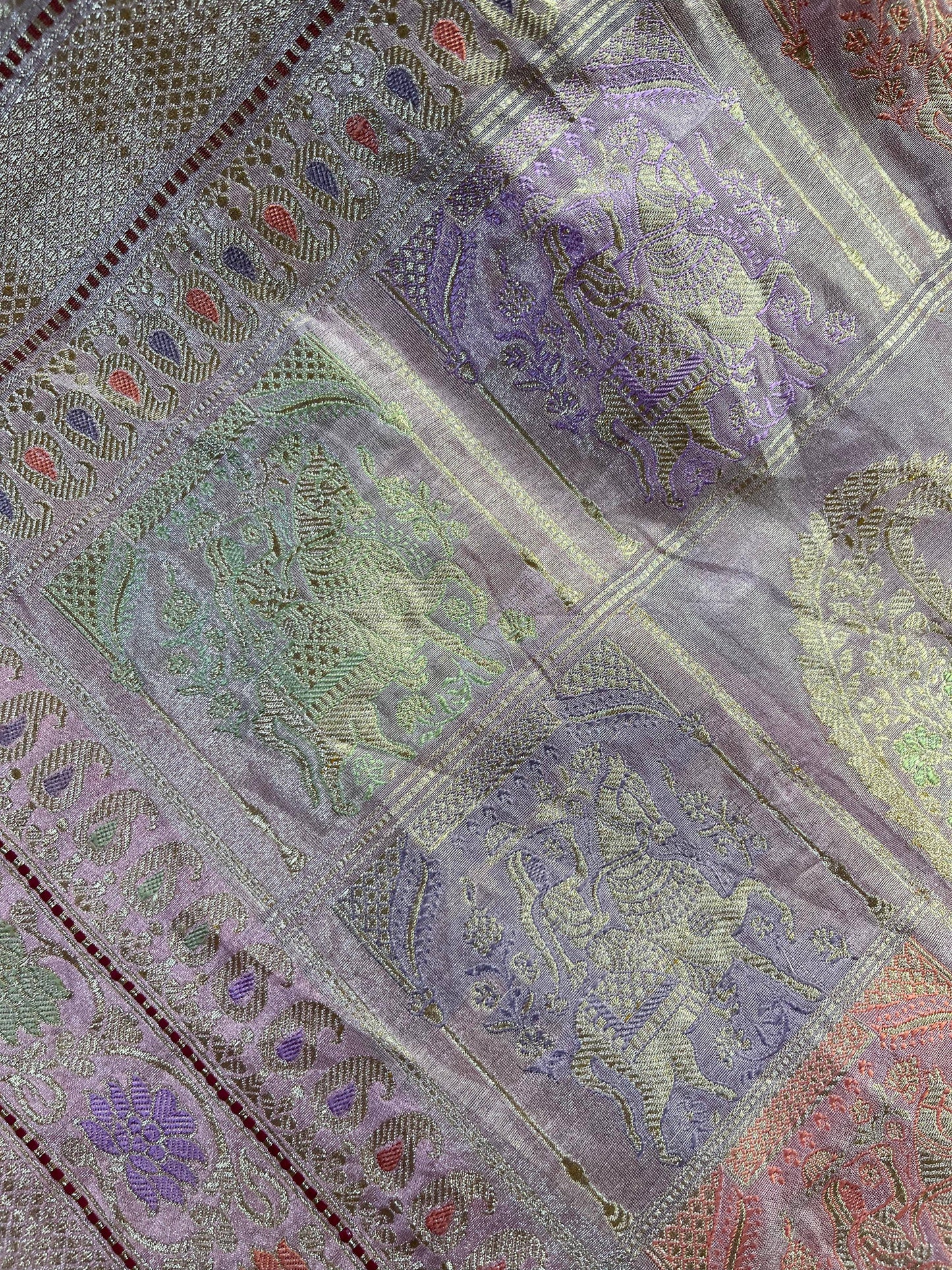 PINK TISSUE SILK PURE HANDLOOM BANARASI SAREE