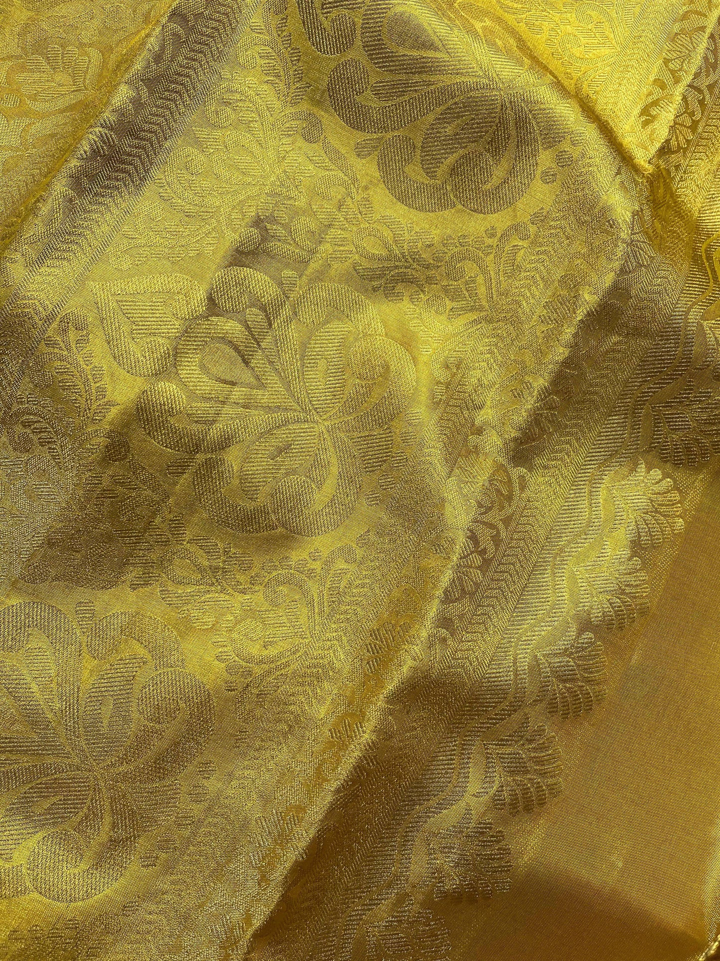 IVORY TISSUE SILK PURE HANDLOOM KANJIVARAM SAREE