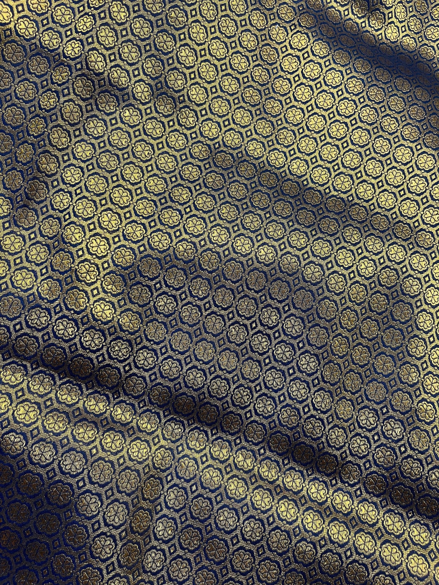 GOLD KATAN TISSUE PURE HANDLOOM BANARASI SAREE