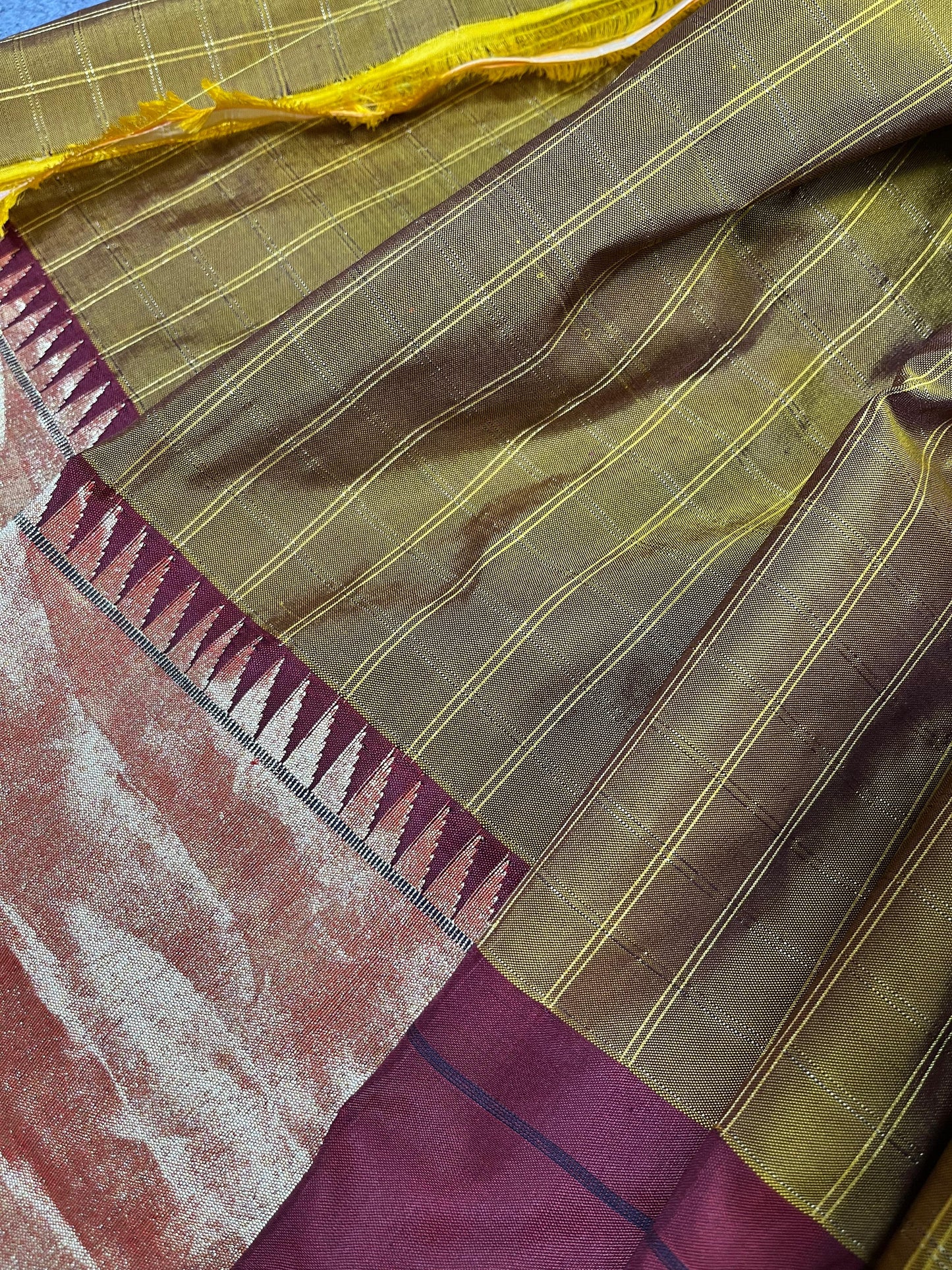 MEHENDI GREEN SILK PURE HANDLOOM PAITHANI SAREE