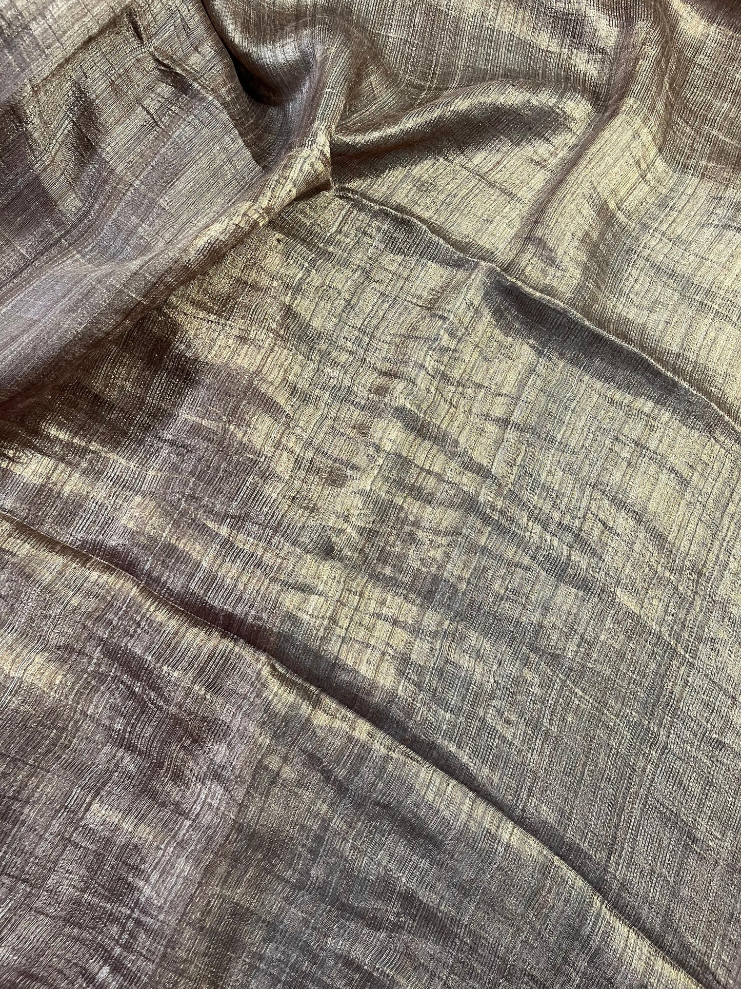 MOCHA BROWN PURE HANDLOOM MATKA SAREE