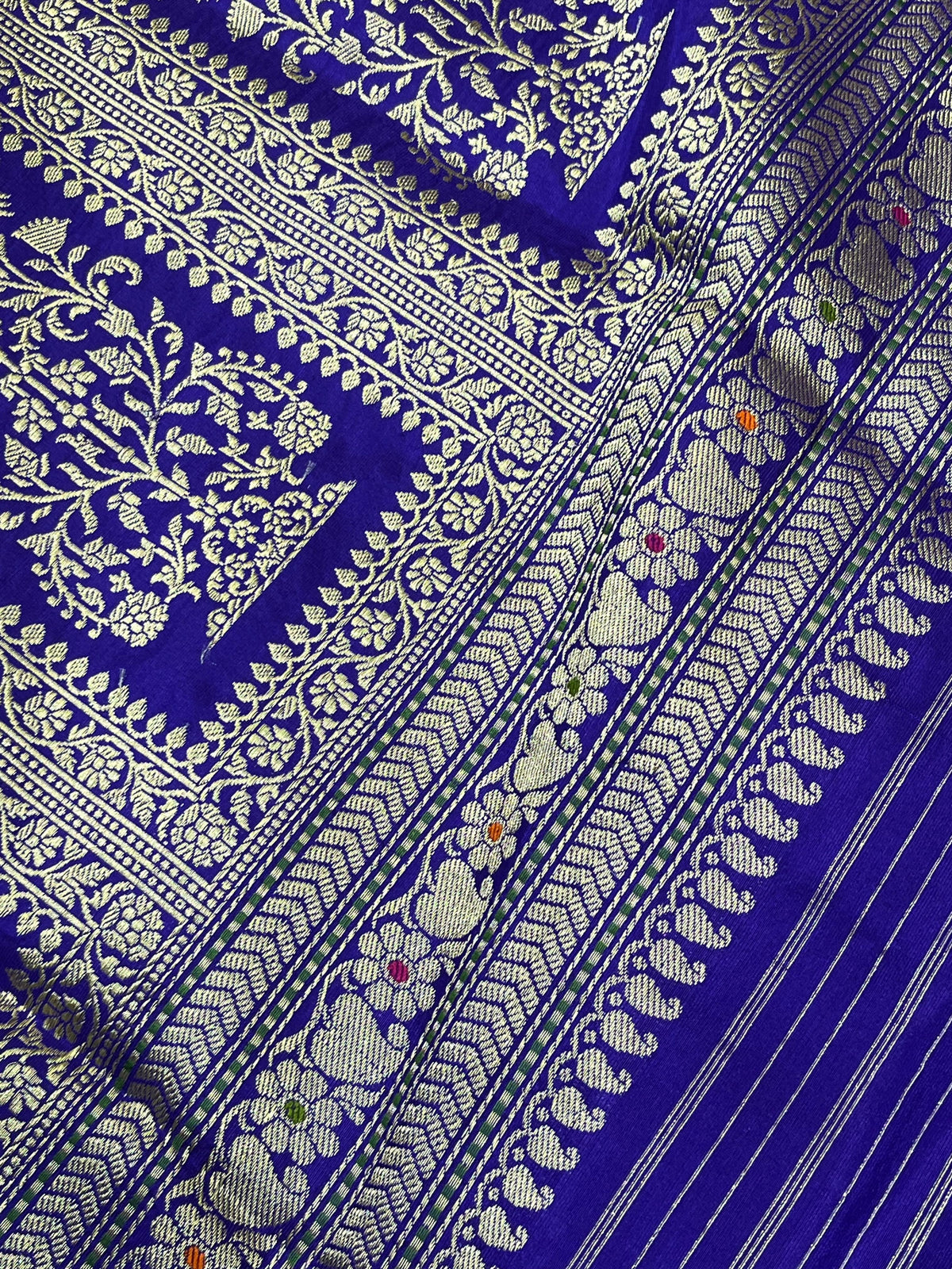 ROYAL VOILET SILK PURE HANDLOOM BANARASI SAREE