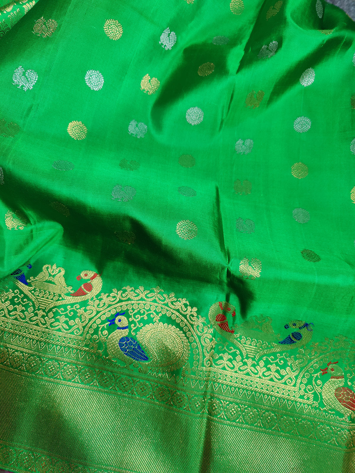 PINK SILK PURE HANDLOOM GADWAL SAREE