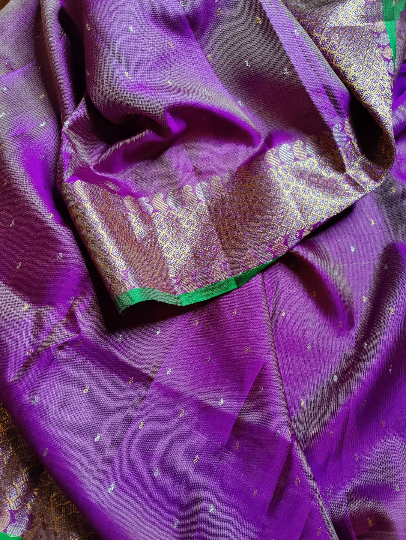 YELLOW TWILL SILK PURE HANDLOOM GADWAL SAREE