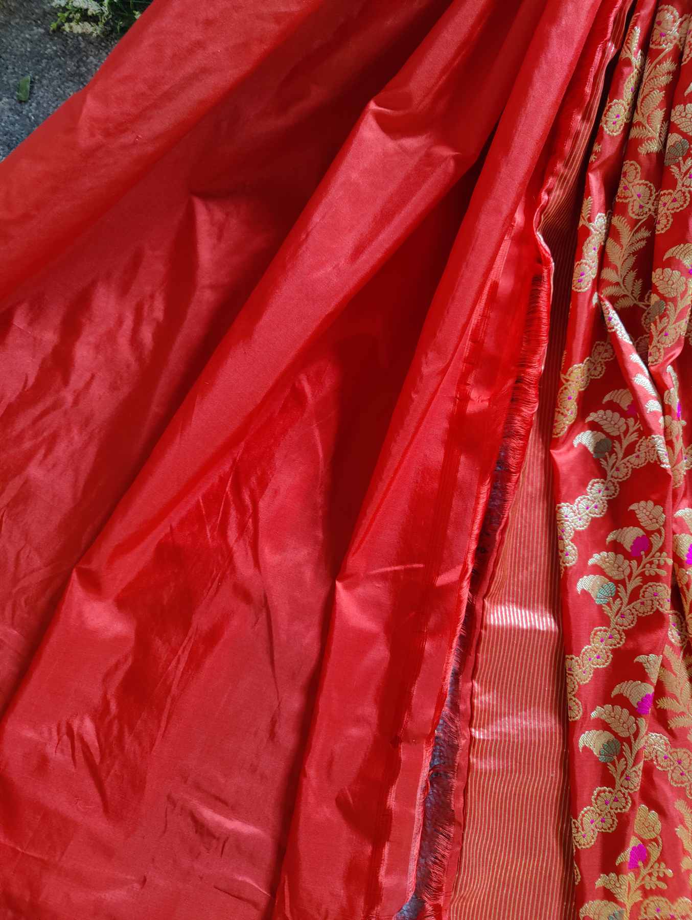 RED SILK PURE HANDLOOM BANARASI SAREE