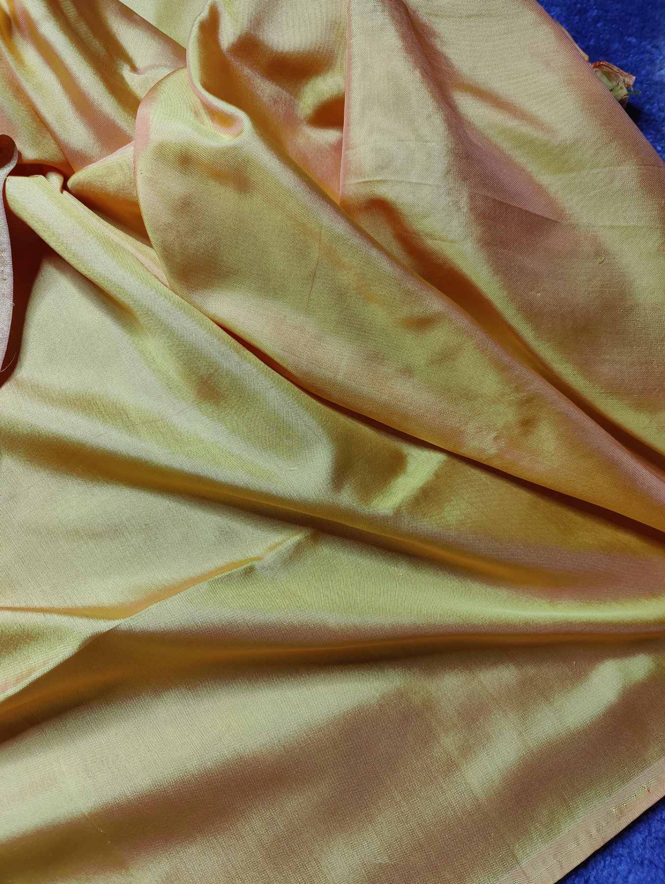YELLOW  SILK  PURE HANDLOOM BANARASI SAREE