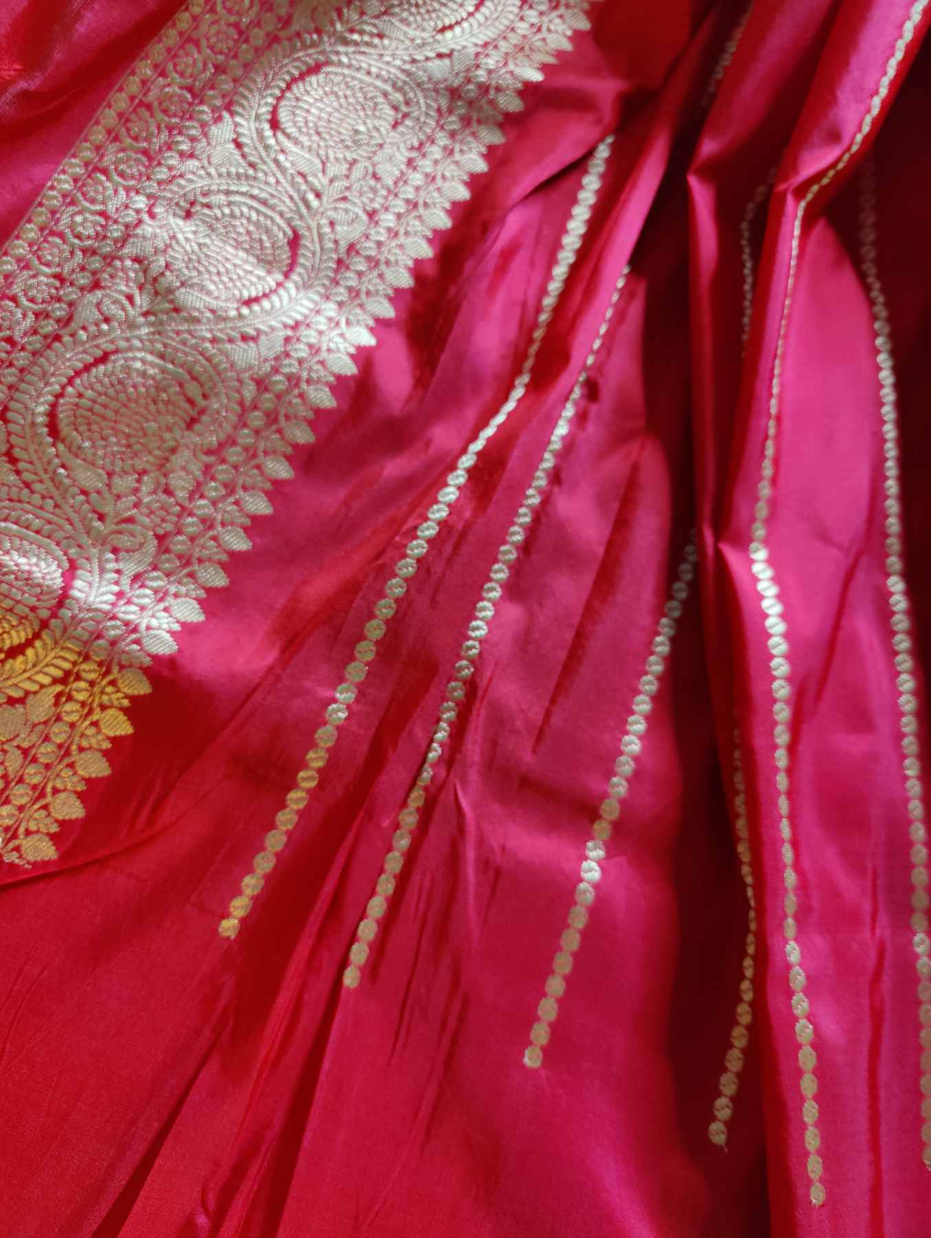 RED SILK PURE HANDLOOM BANARASI SAREE