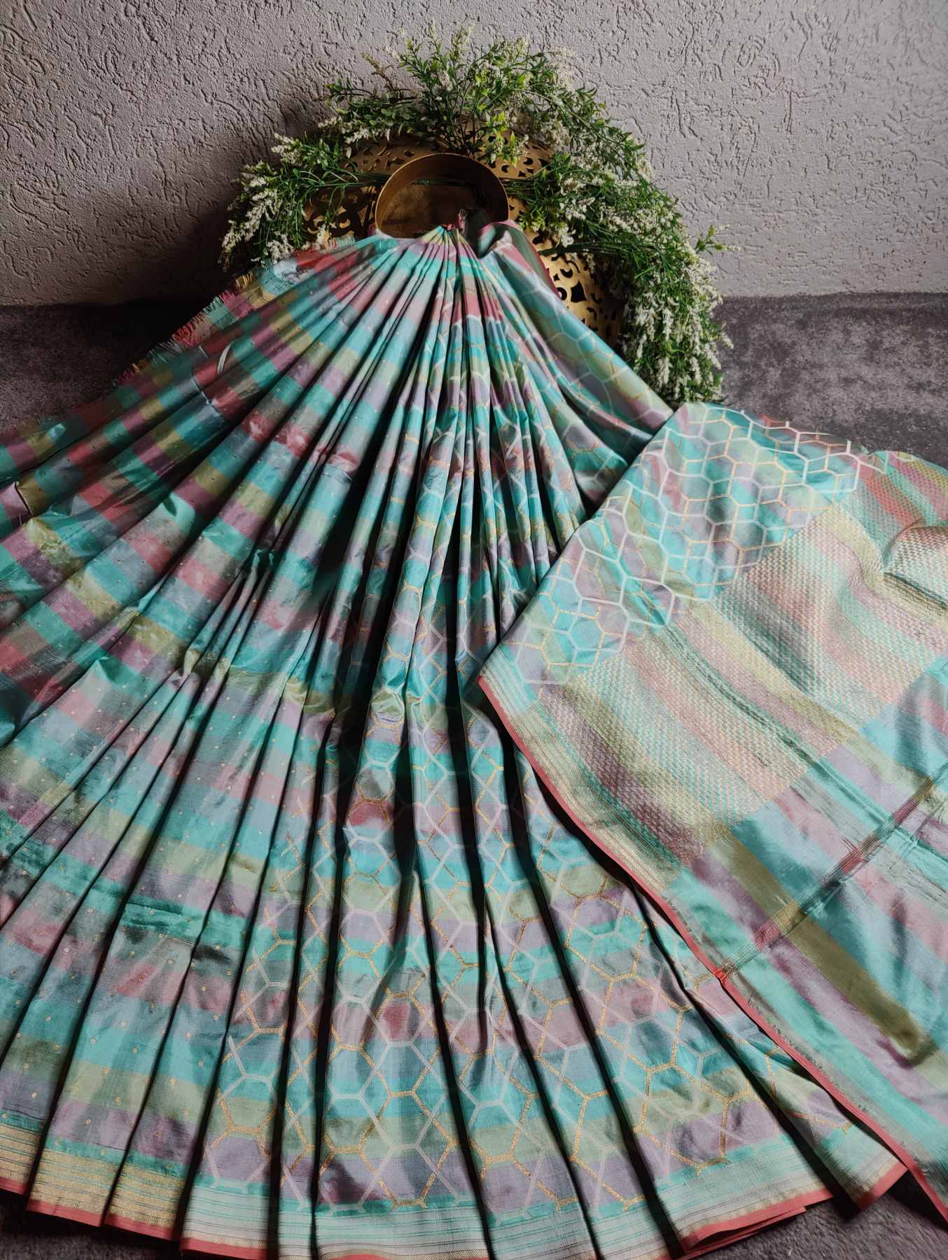 RANGCART SILK PURE HANDLOOM BANARSI SAREE