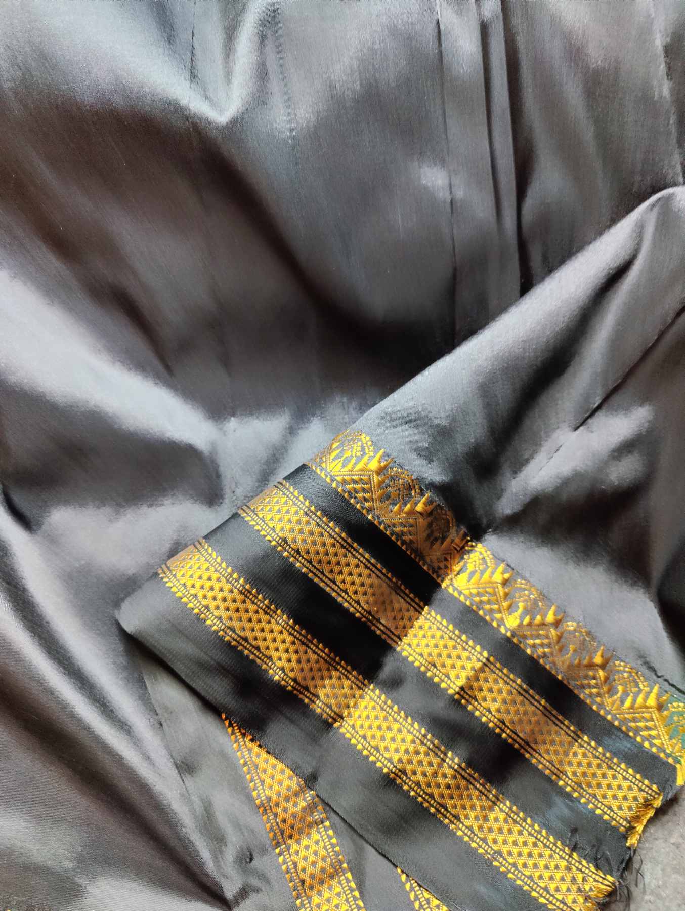 GREEN SILK PURE HANDLOOM IRKAL SAREE