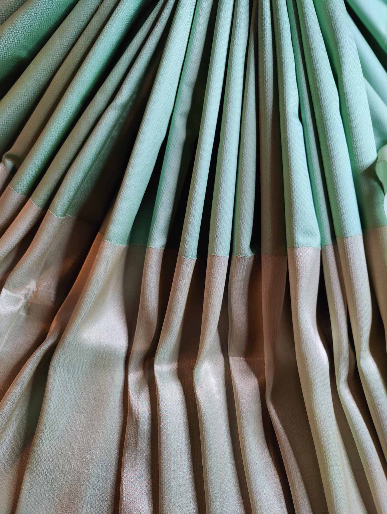 PISTA GREEN TANCHOI PURE HANDLOOM BANARASI SAREE