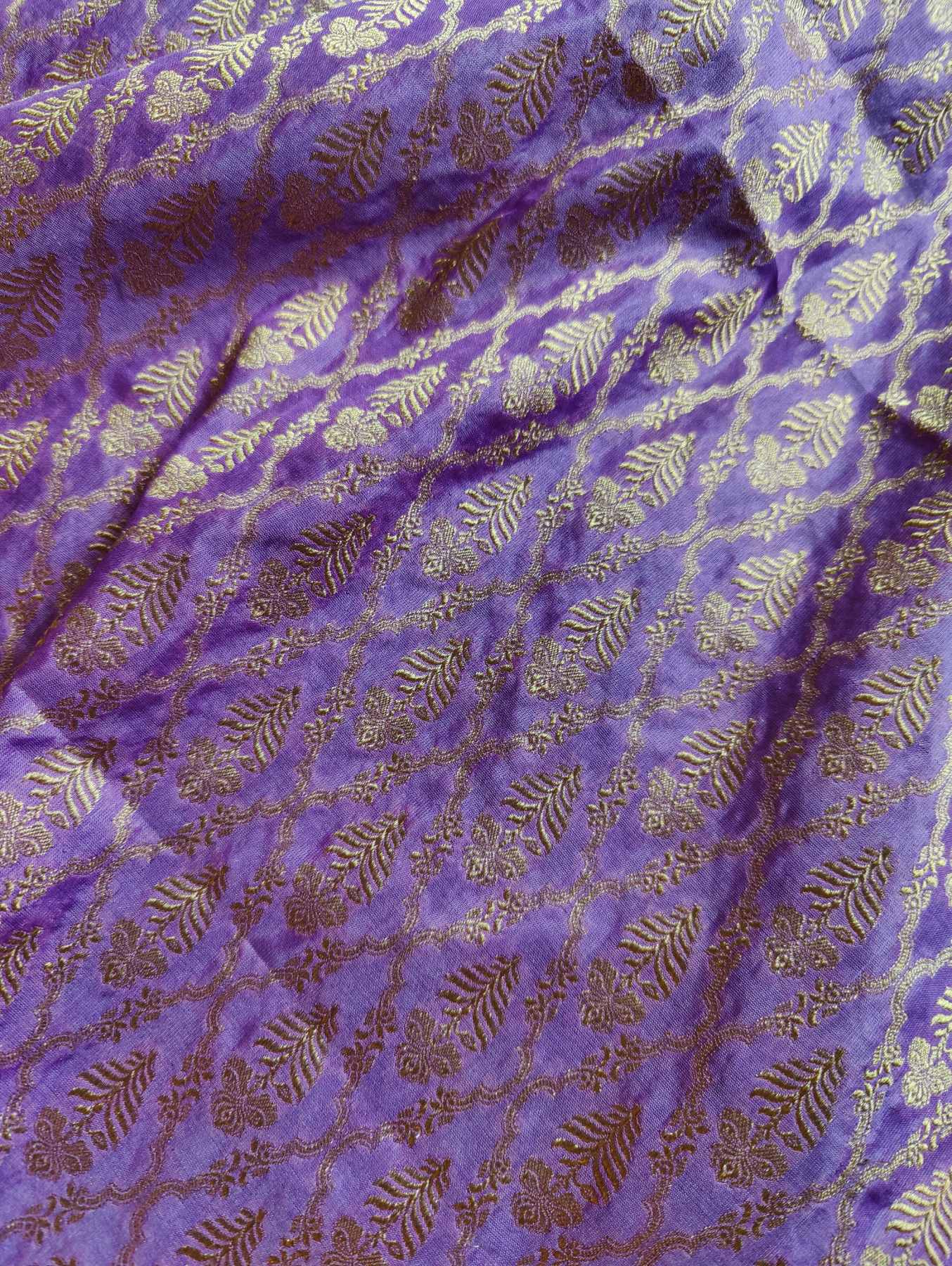 LEVENDAR SILK PURE HANDLOOM BANARASI DUPATTA