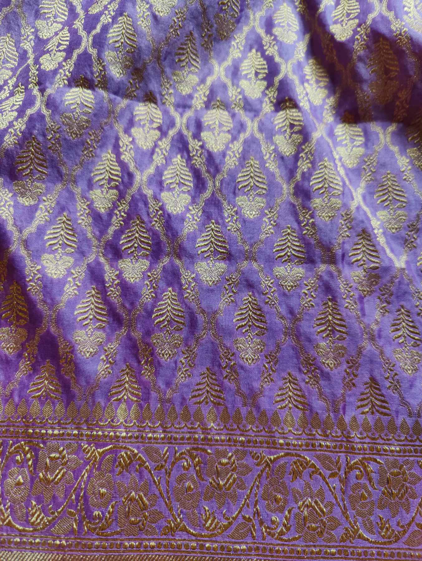 LEVENDAR SILK PURE HANDLOOM BANARASI DUPATTA