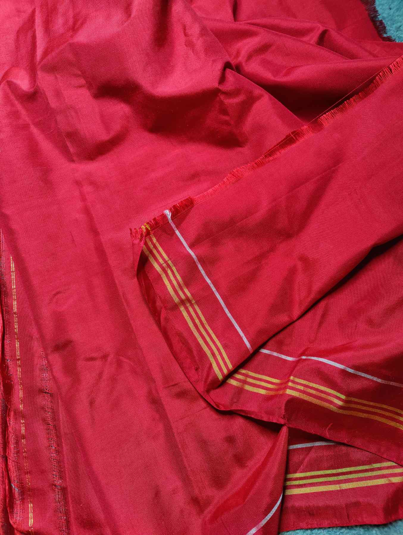 GREEN SILK PURE HANDLOOM DOUBLE IKKAT PATAN PATOLA SAREE