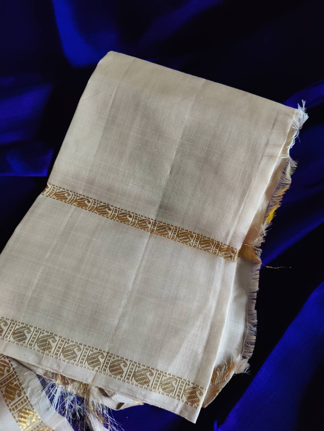 PURPLE  SILK PURE HANDLOOM KANJIVARAM SAREE