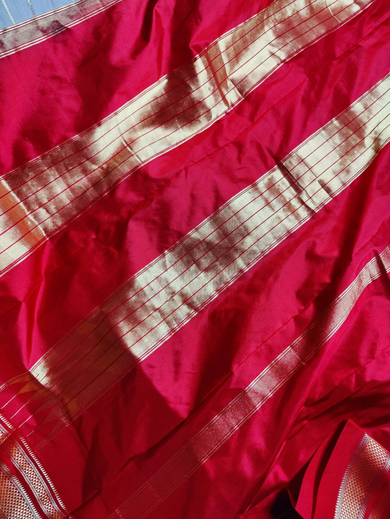 DARK GREY SILK PURE HANDLOOM IRKAL SAREE