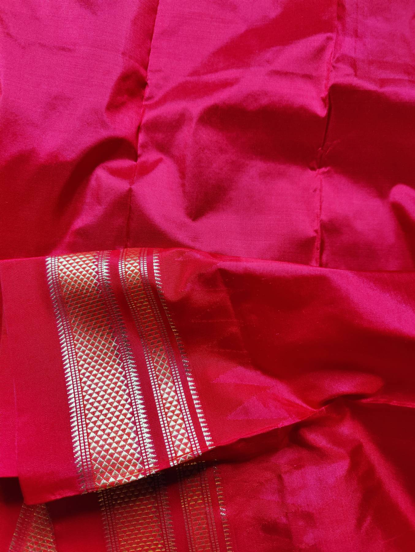 DARK GREY SILK PURE HANDLOOM IRKAL SAREE