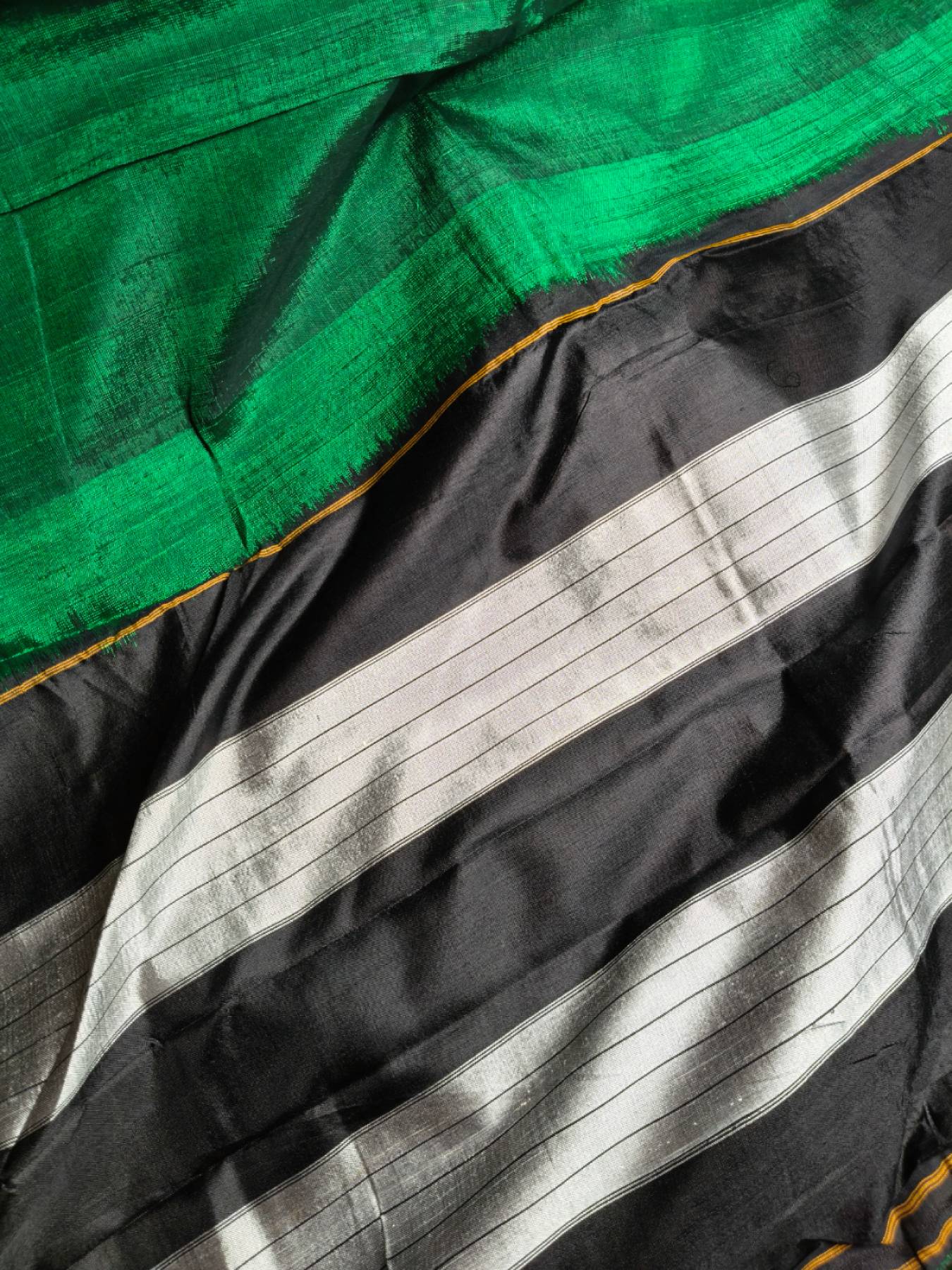 GREEN SICO PURE HANDLOOM IRKAL SAREE
