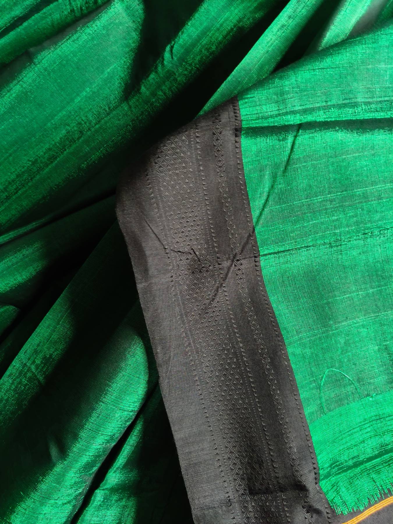 GREEN SICO PURE HANDLOOM IRKAL SAREE