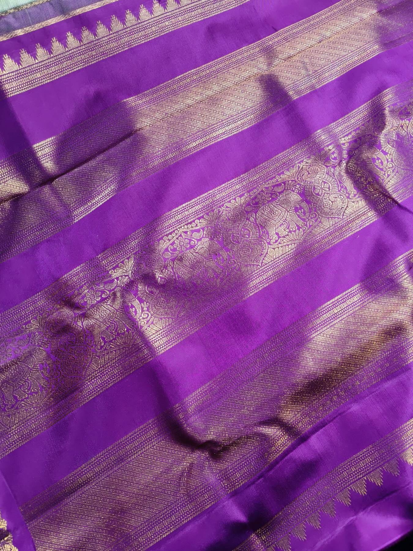 PISTA GREEN SILK PURE HANDLOOM KANJIVARAM SAREE