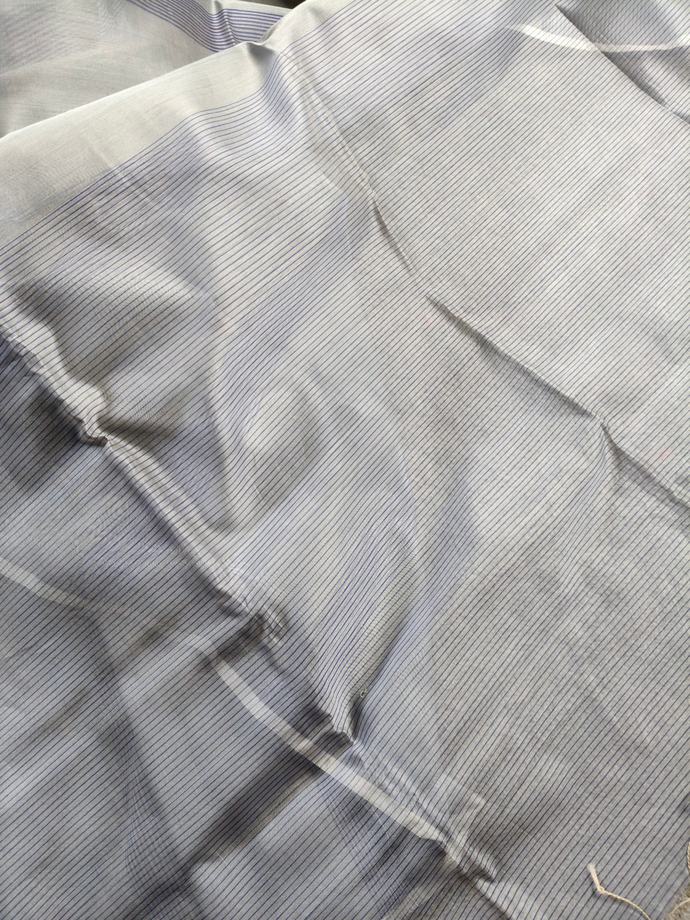 Grey Sico Pure Handloom Maheshwari Saree