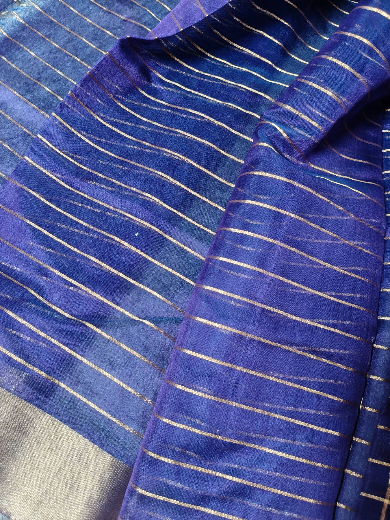 VOILET COTTON PURE HANDLOOM CHANDERI SAREE