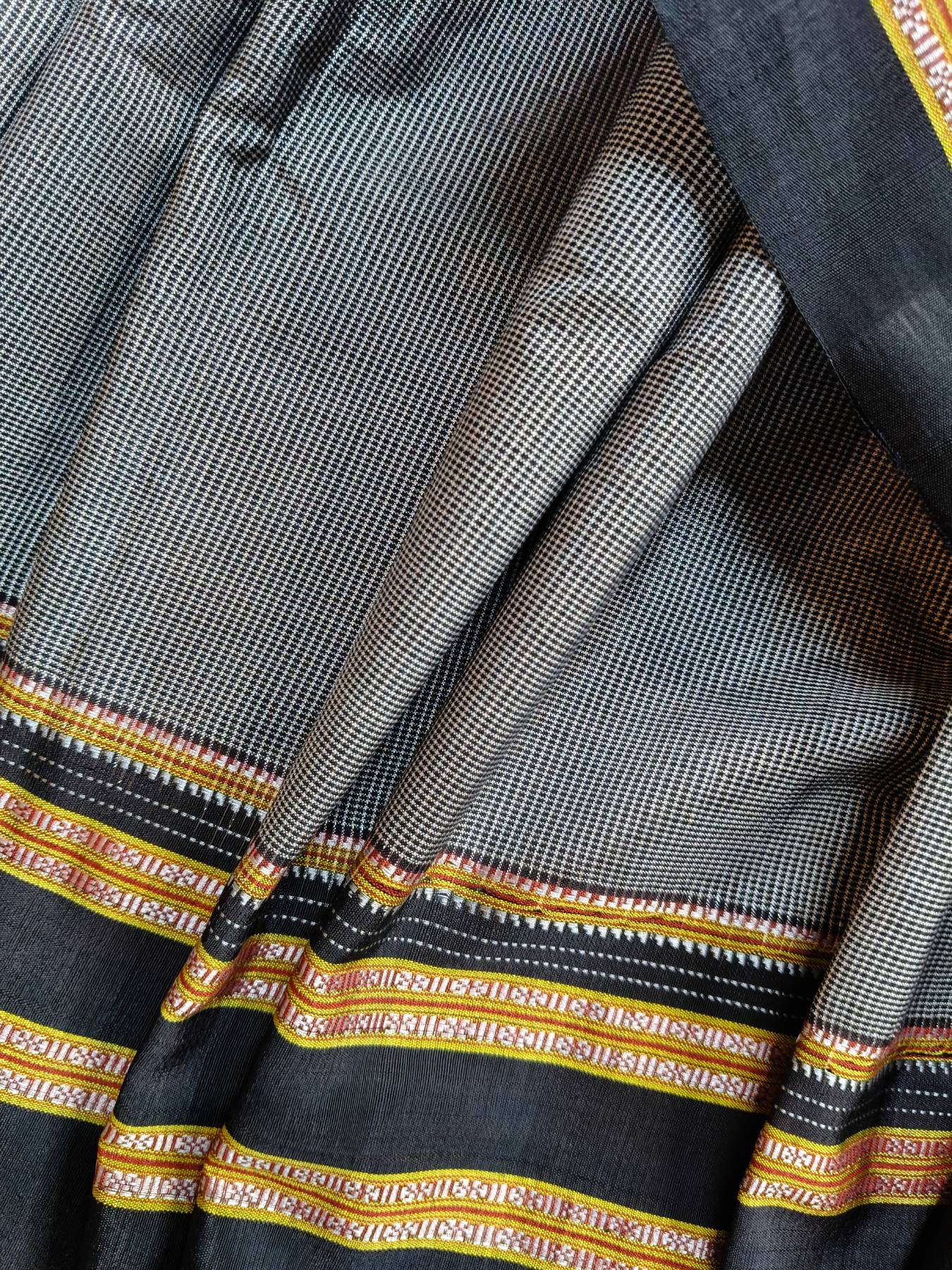 GREY SICO PURE HANDLOOM IRKAL SAREE