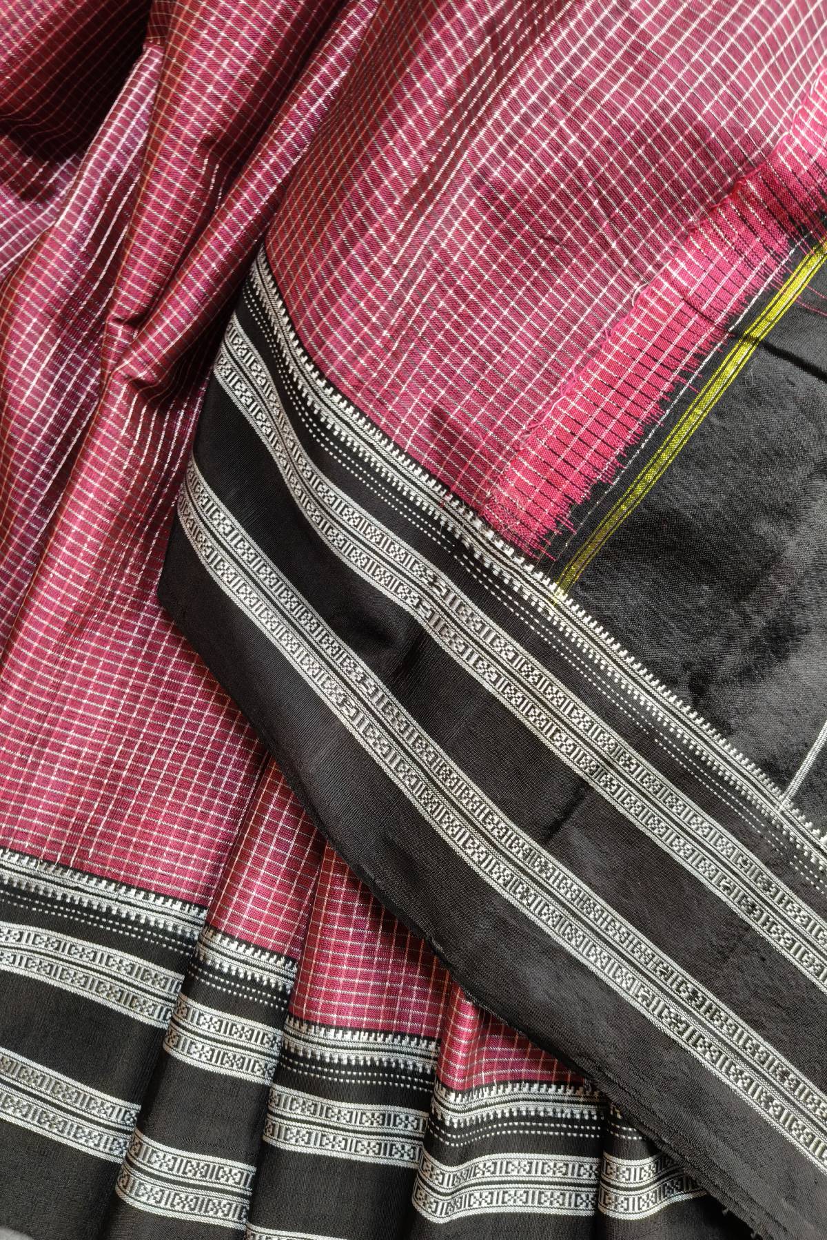 MAROON SICO PURE HANDLOOM IRKAL SAREE