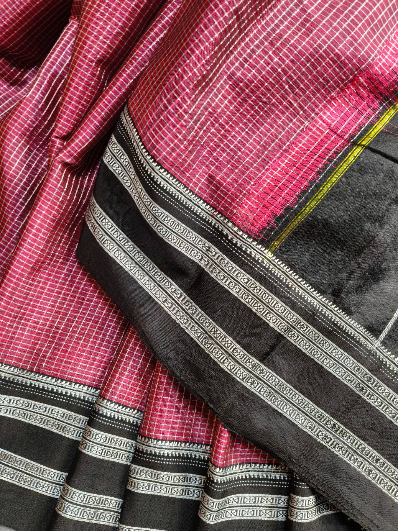 MAROON SICO PURE HANDLOOM IRKAL SAREE