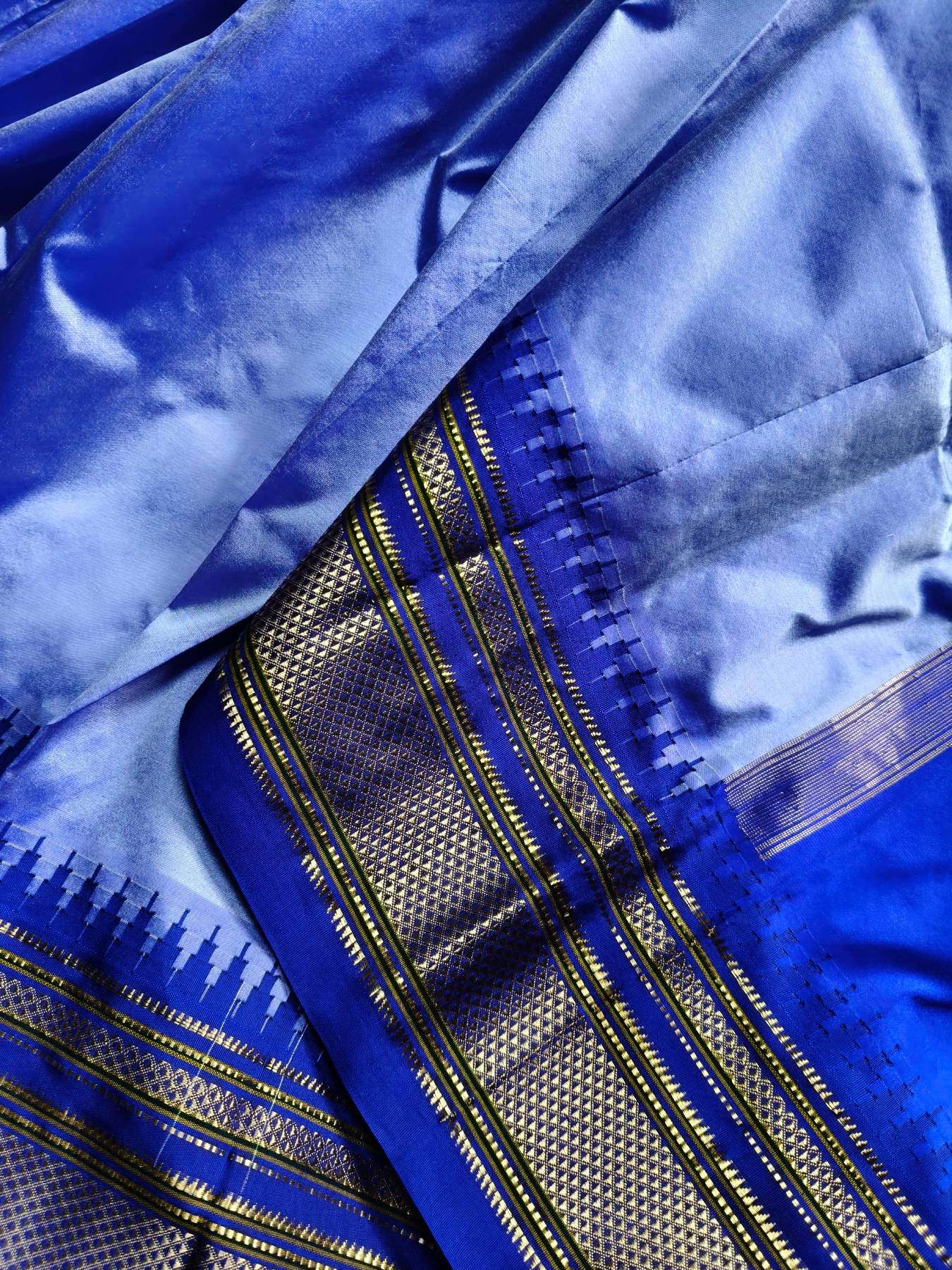 LAVENDER SILK PURE HANDLOOM IRKAL SAREE