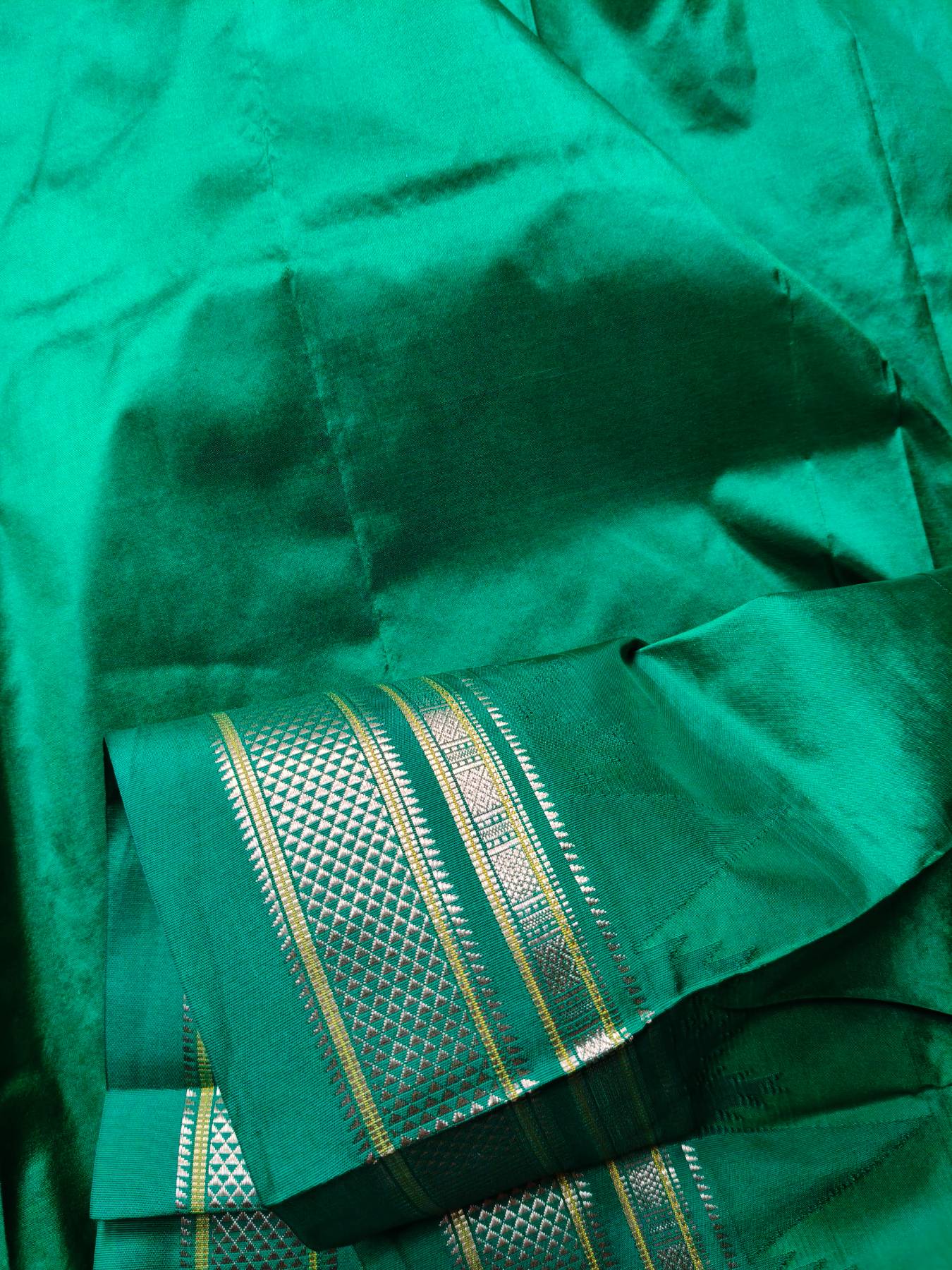 PINK SILK PURE HANDLOOM IRKAL SAREE