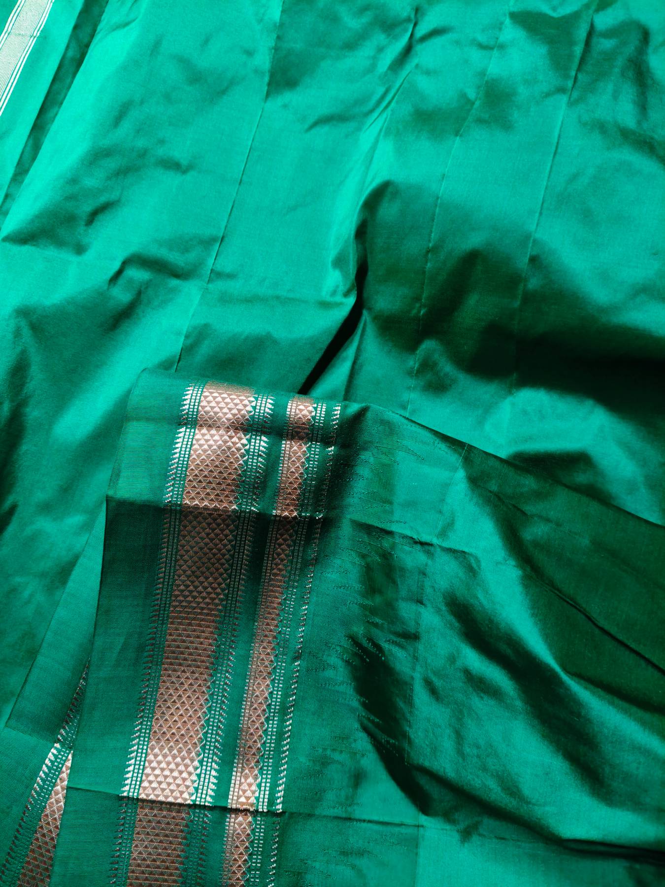 DARK PURPLE SILK PURE HANDLOOM IRKAL SAREE