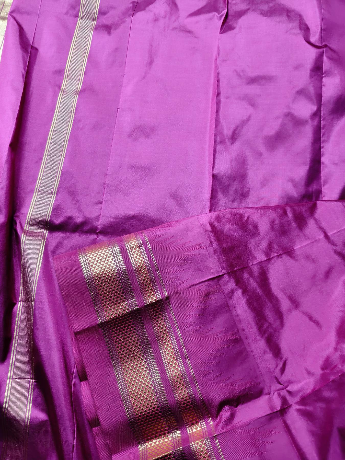 WHITE SILK PURE HANDLOOM IRKAL SAREE