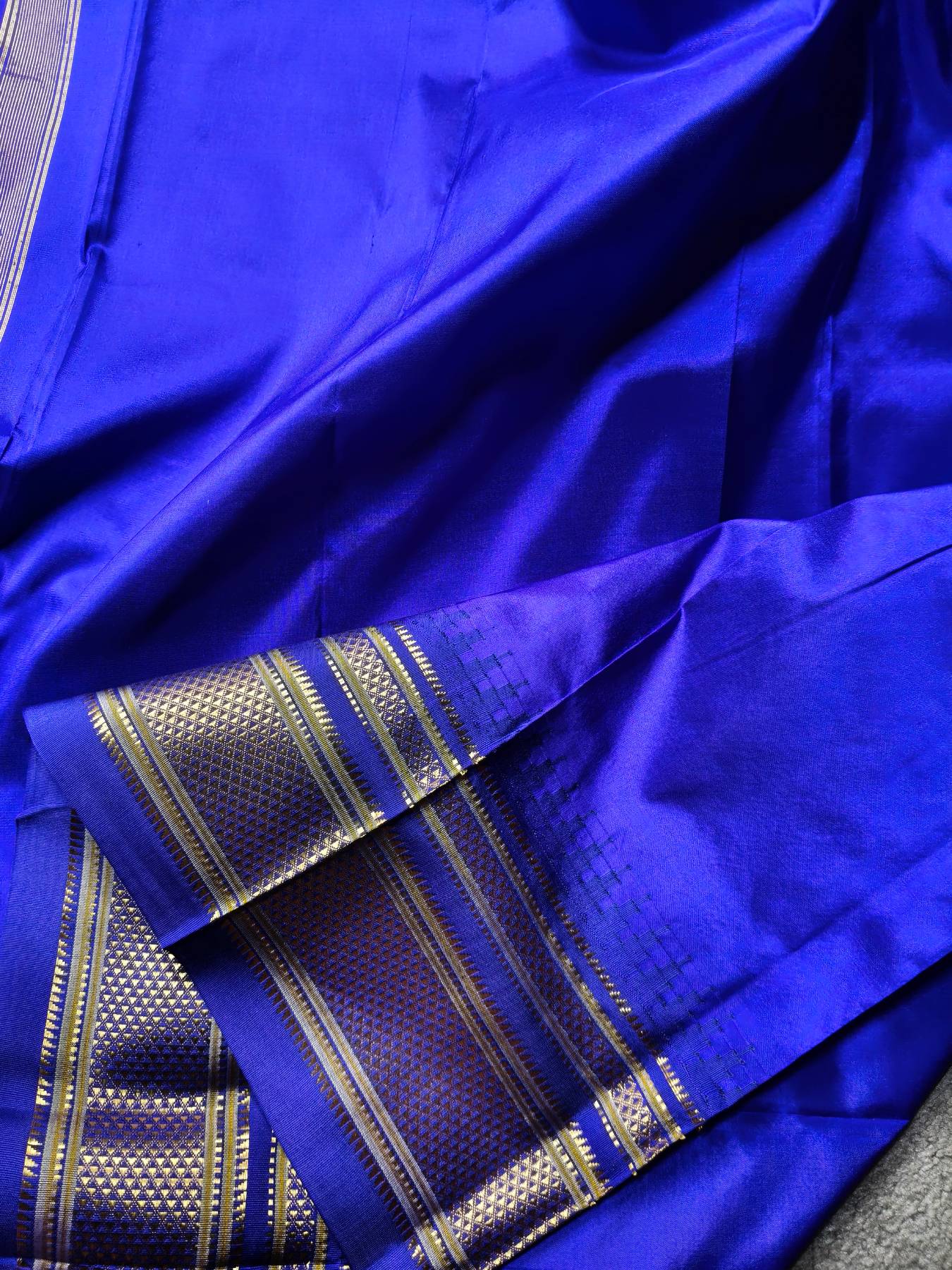YELLOW SILK PURE HANDLOOM IRKAL SAREE